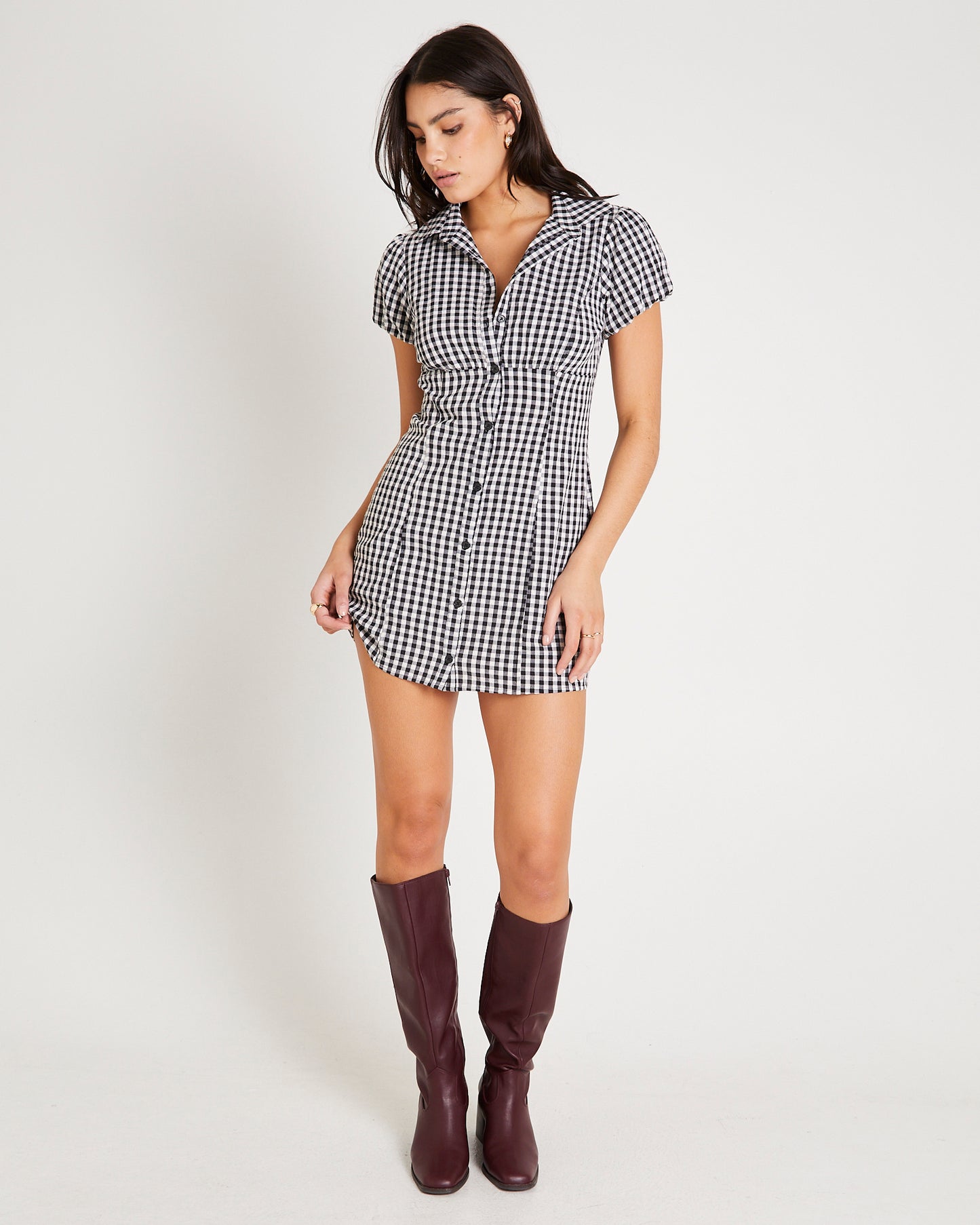 Monica Shirt Mini Dress