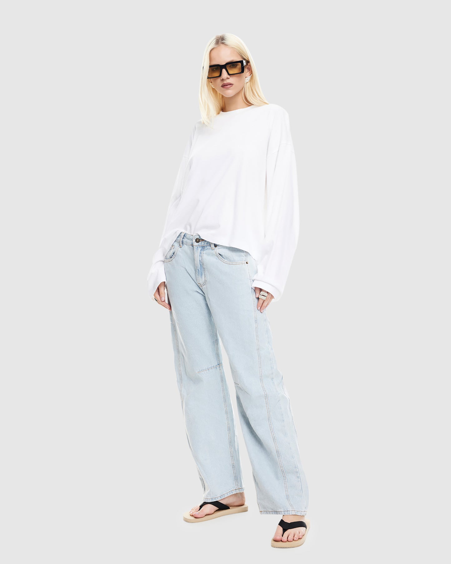 Bloom Solid Long Sleeve Top