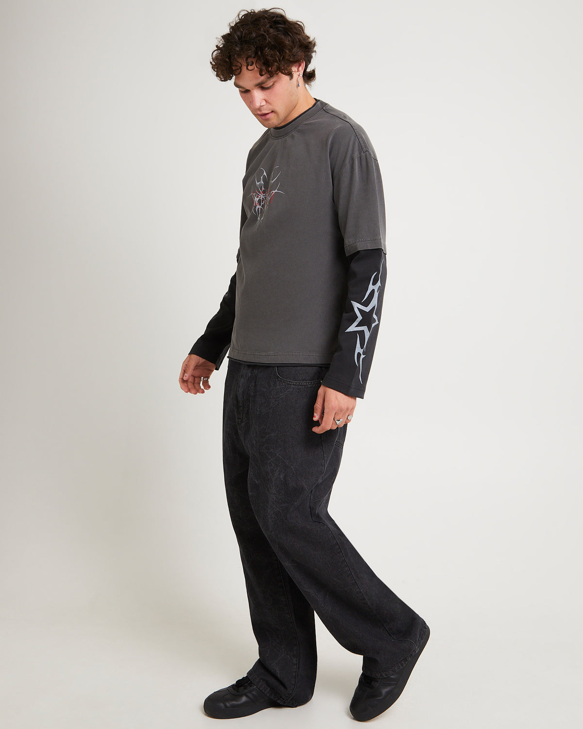 Purgatrory Denim Jeans TRASHED BLACK