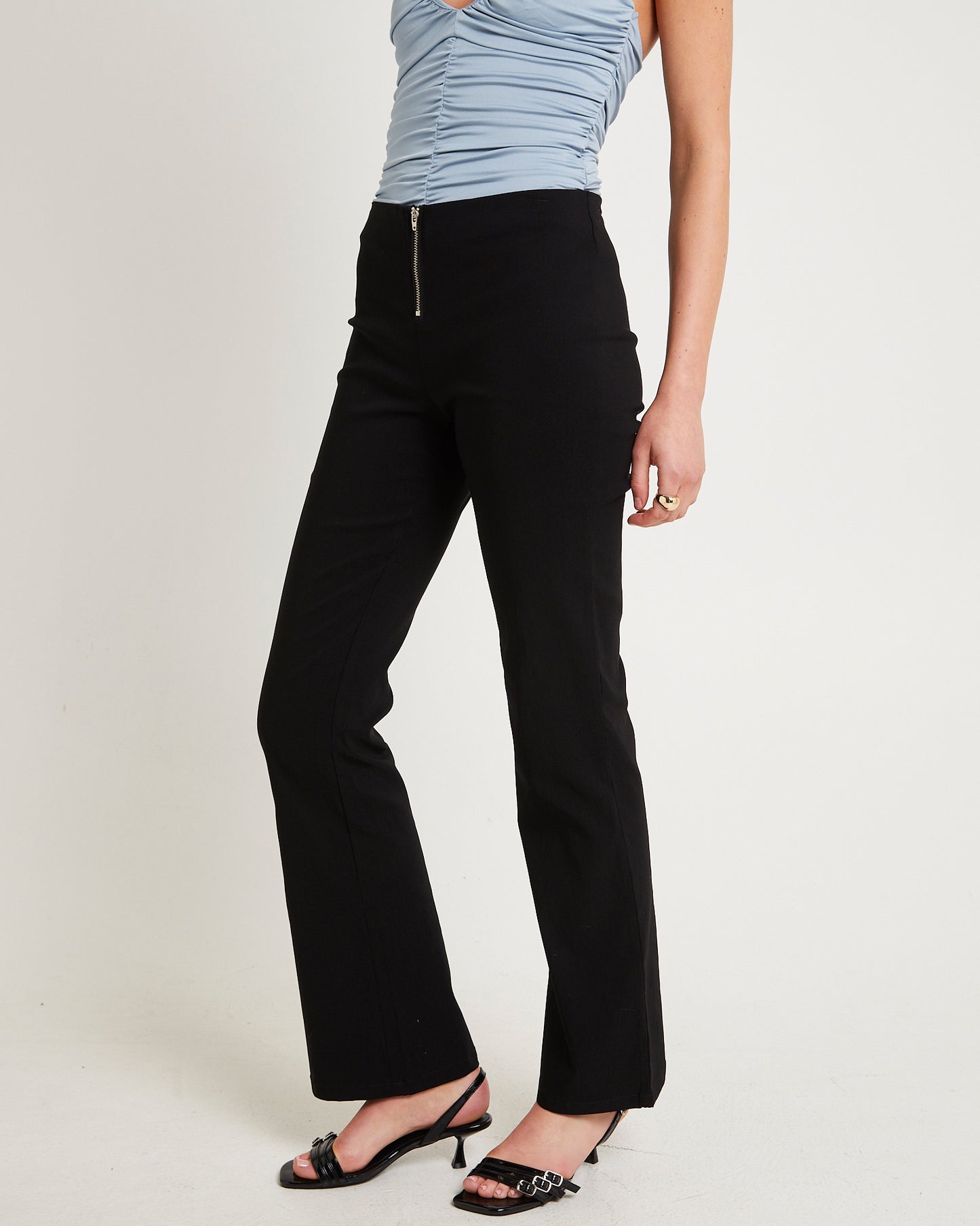 Brooklyn Bengaline Zip Pants