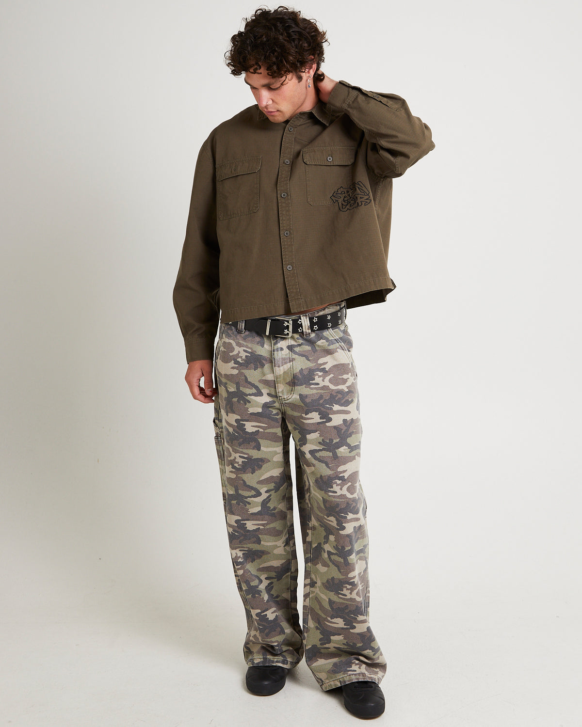 Echo Surplus Long Sleeve Shirt GREEN