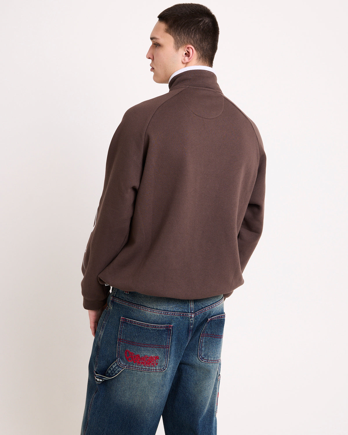 Lightspeed Racer 1/4 Zip Jacket BROWN