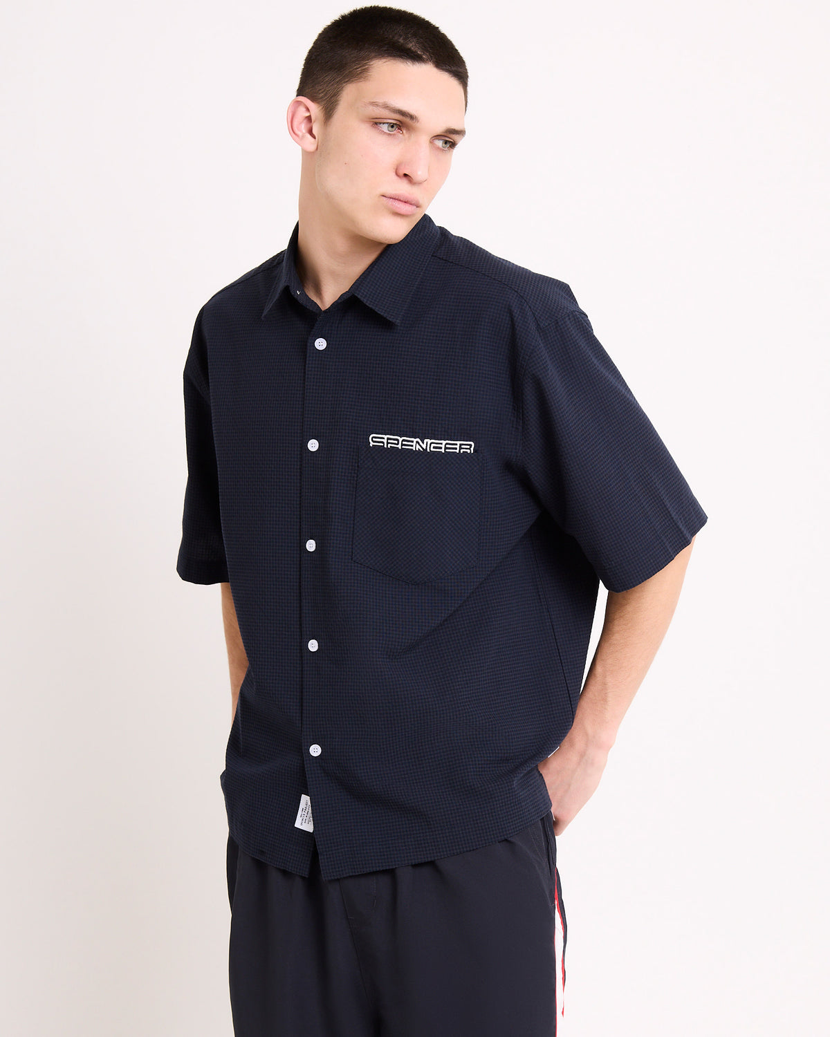 Supa Skate Short Sleeve Shirt BLUE