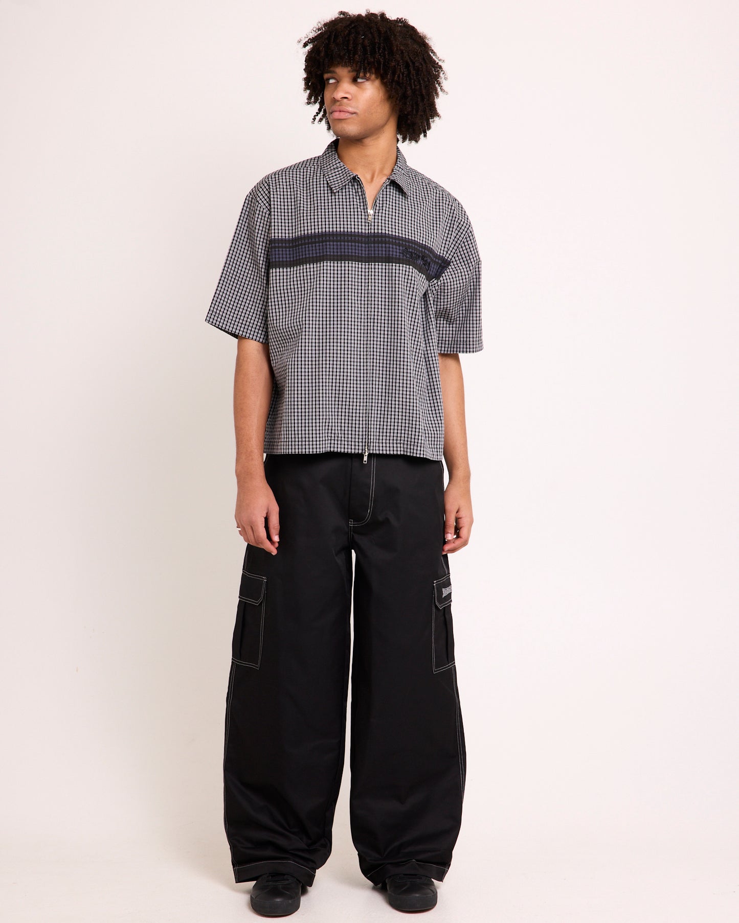 Wilson Print Short Sleeve Zip Shirt