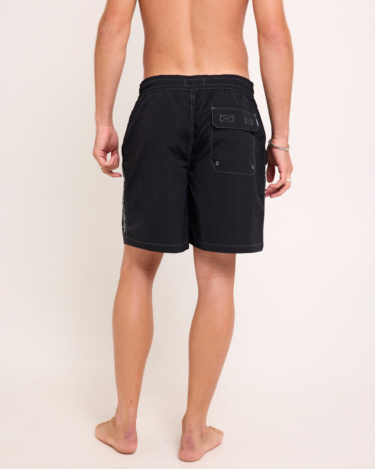Flame On Baywatch Short 18" BLACK