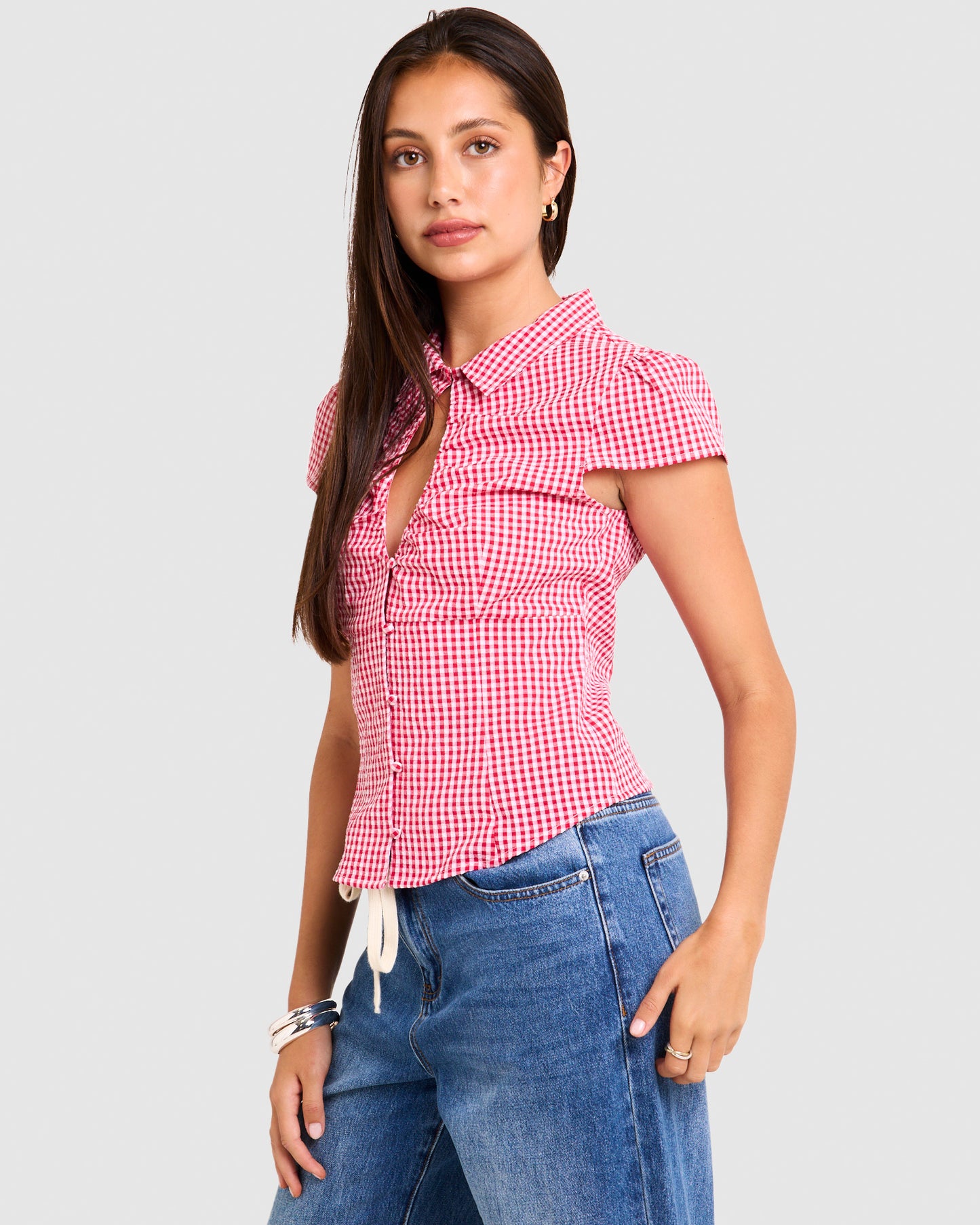 Valeria Keyhole Shirt