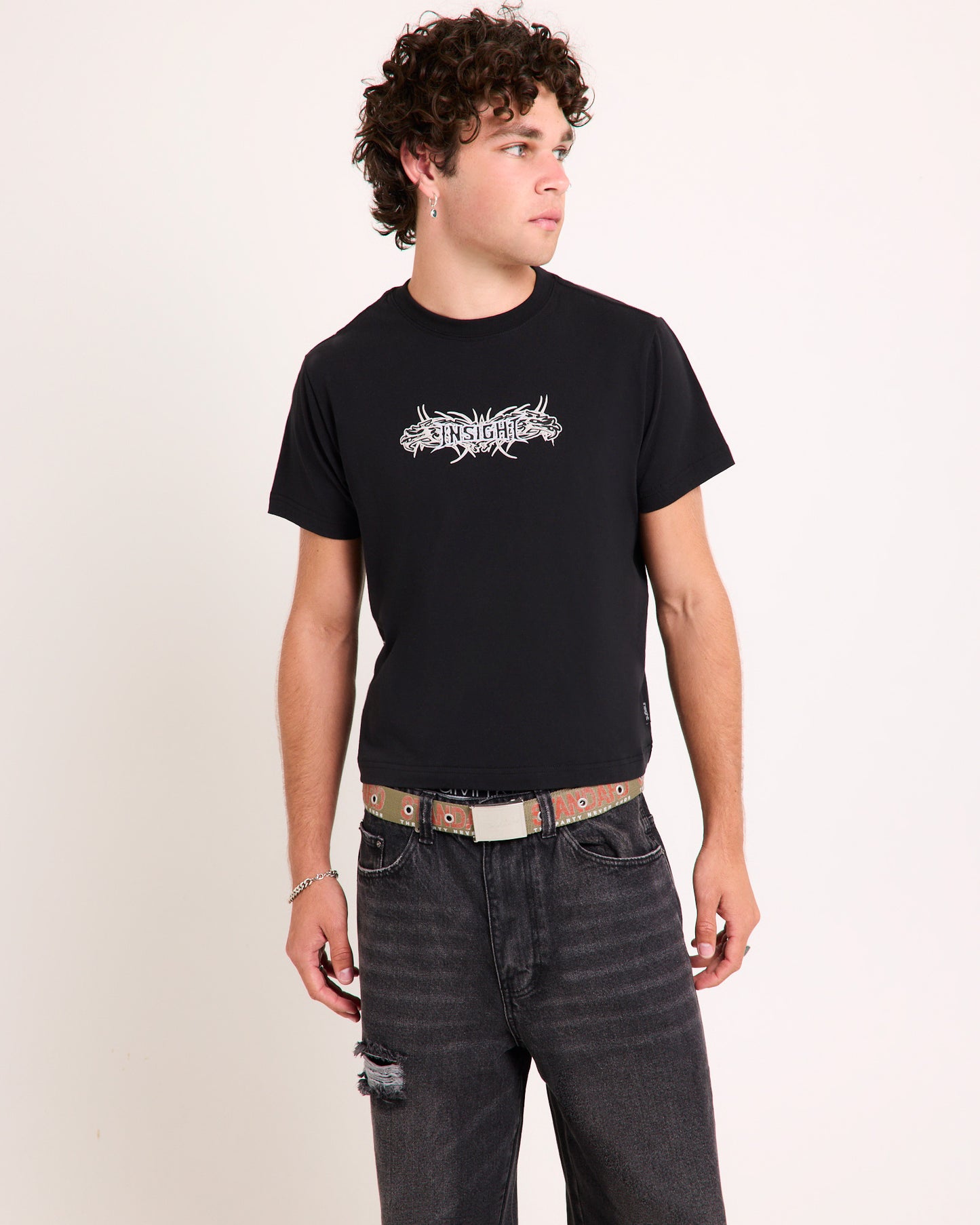 Narco Shrunken Cropped T-Shirt