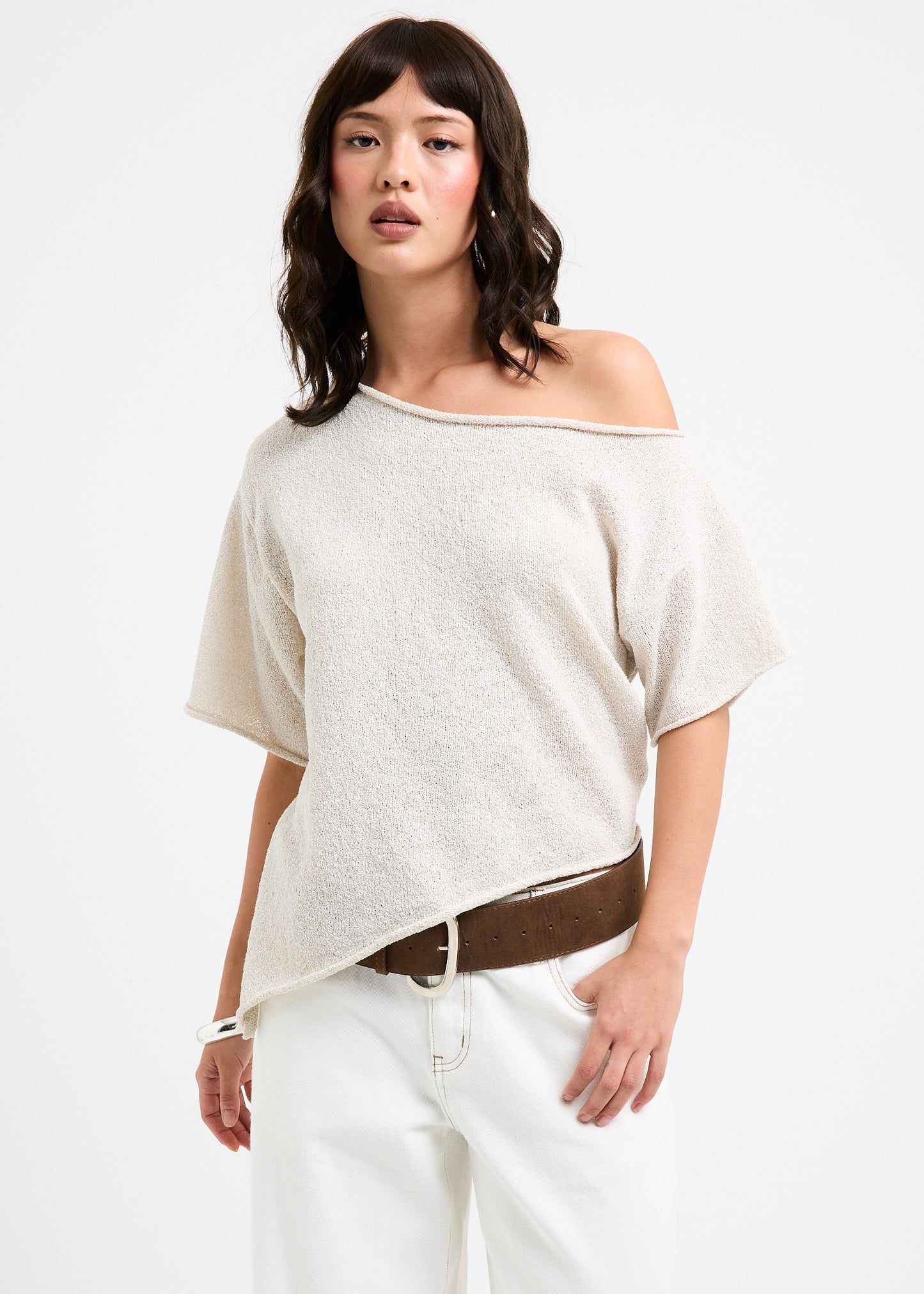 Asymmetric Knit Top