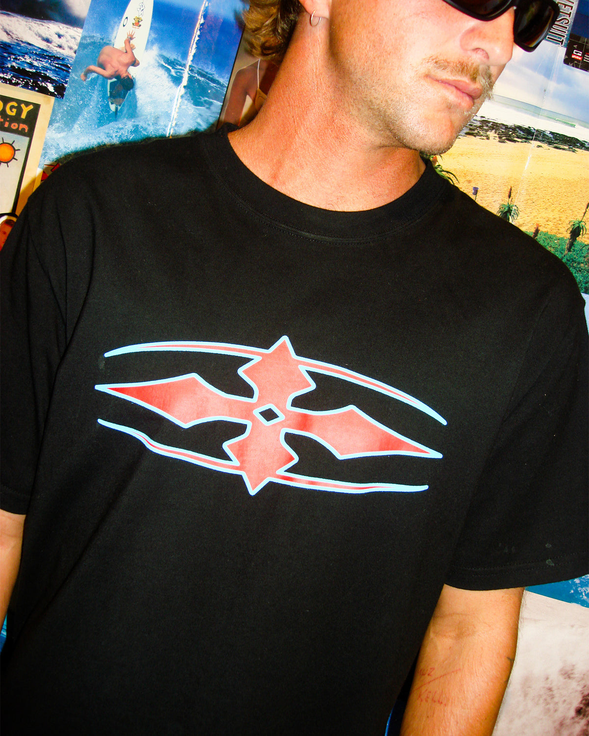 Stretch  Short Sleeve T-Shirt BLACK