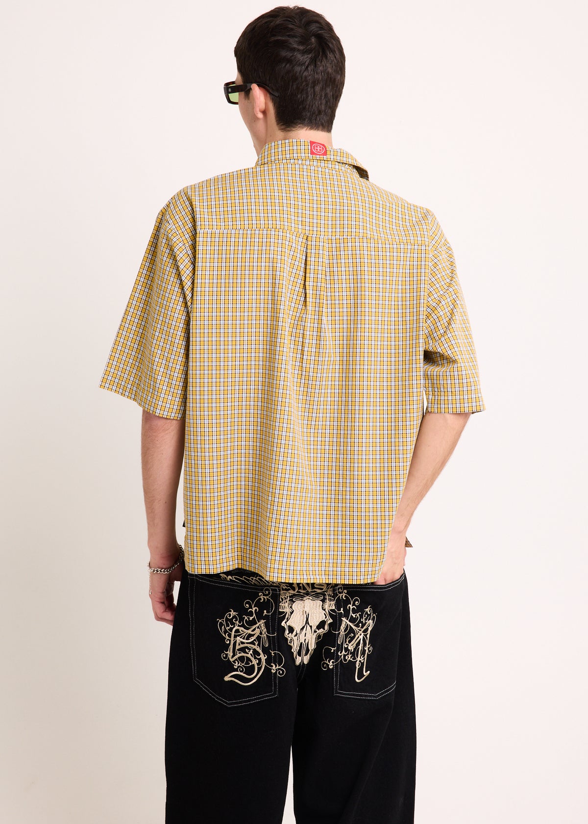 Supply Check Short Sleeve Shirt YELLOW CHECK