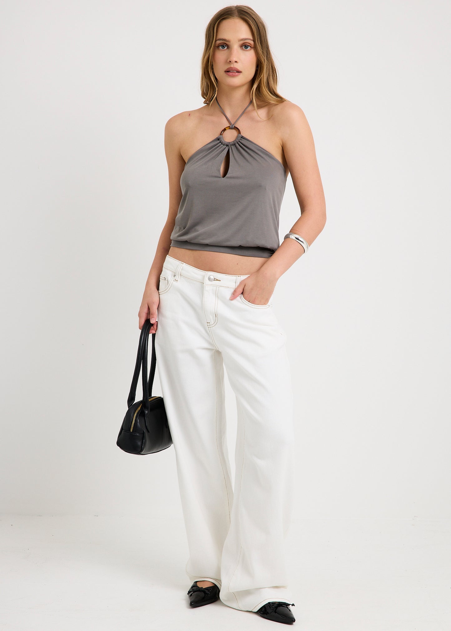 Gabriette Halter Ring Top