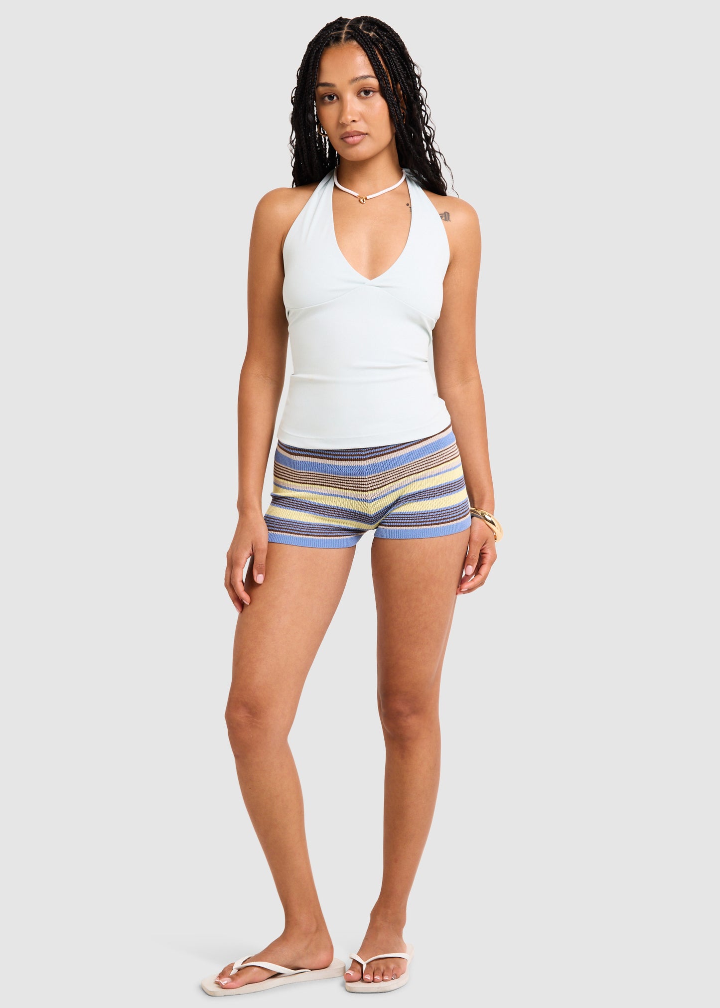 Plunge Halter Top