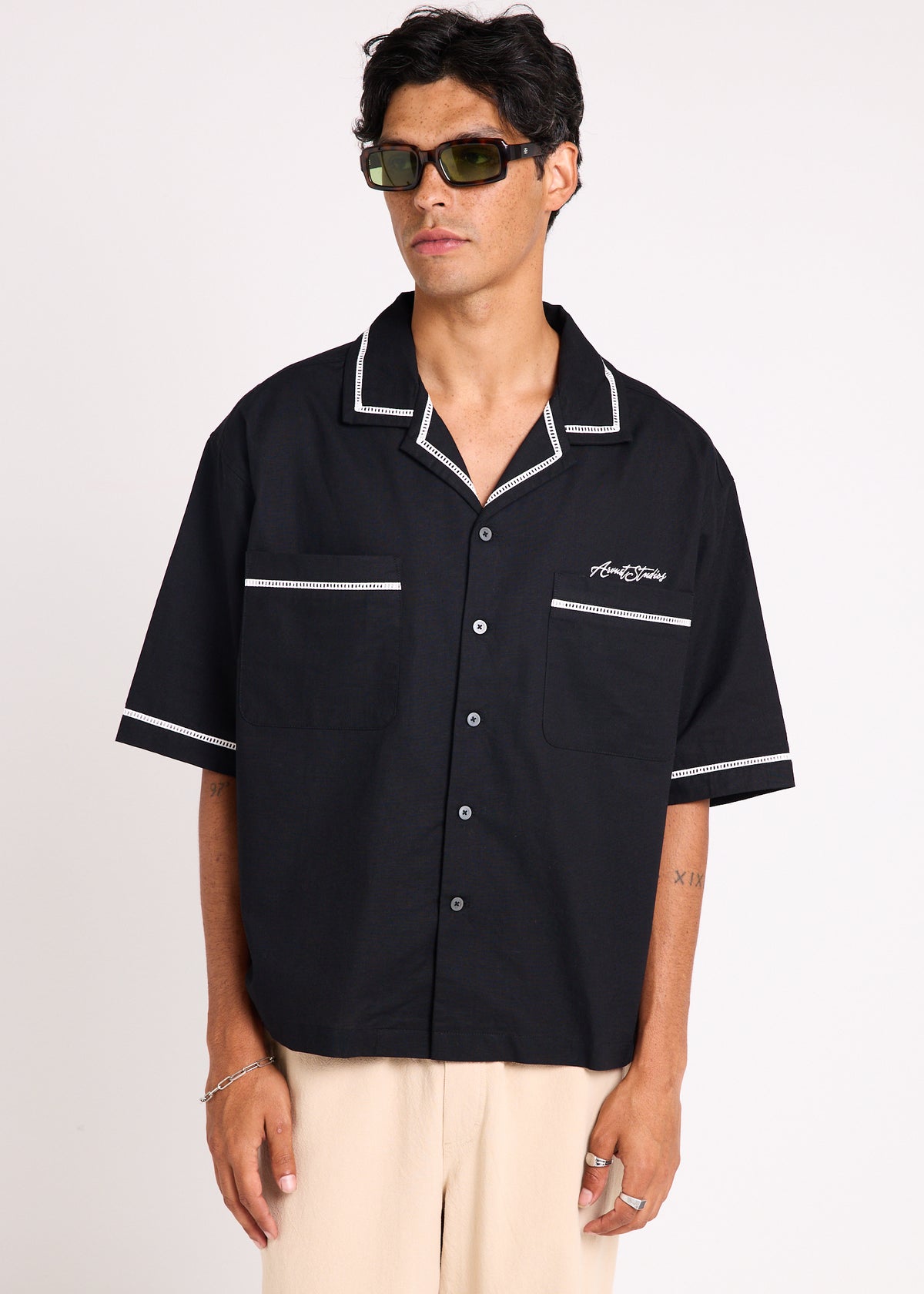 Cast Short Sleeve Shirt BLACK