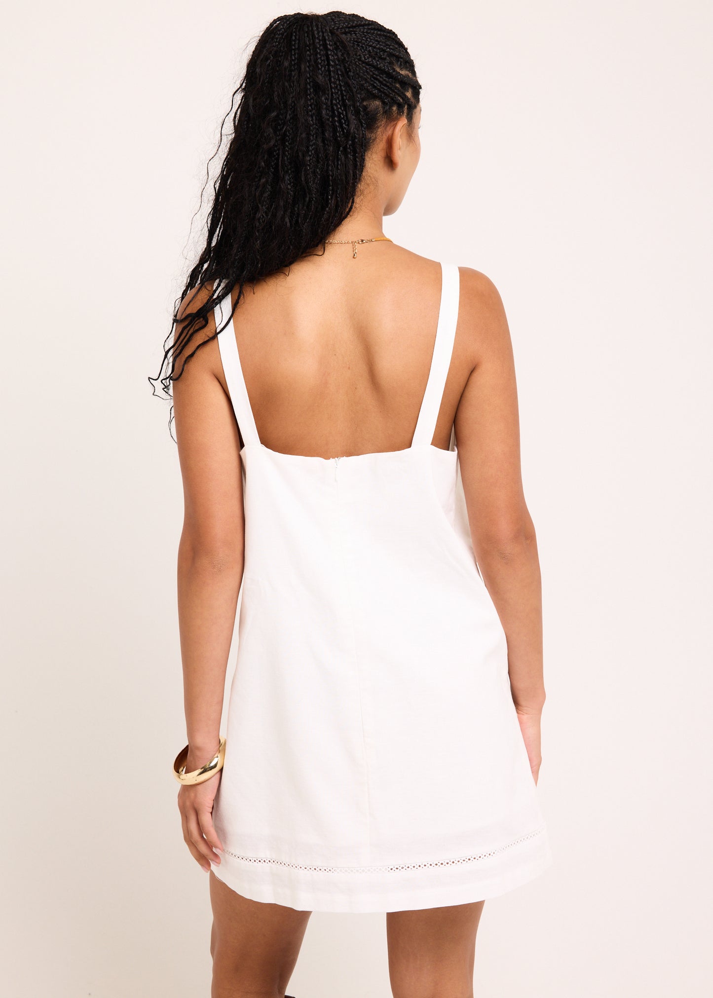Nerida Lace Detail Mini Dress