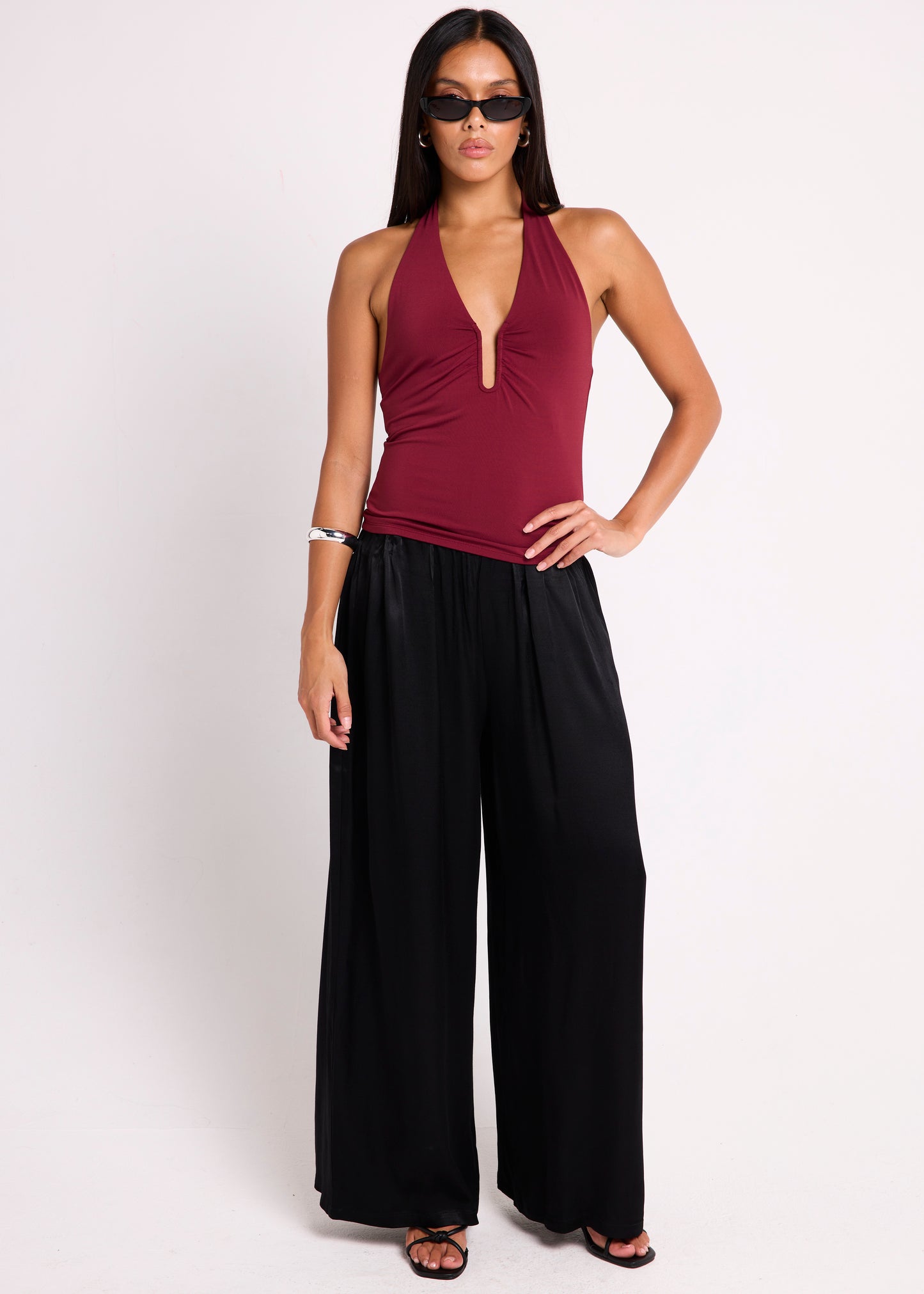 Eden Plunge Halter Top