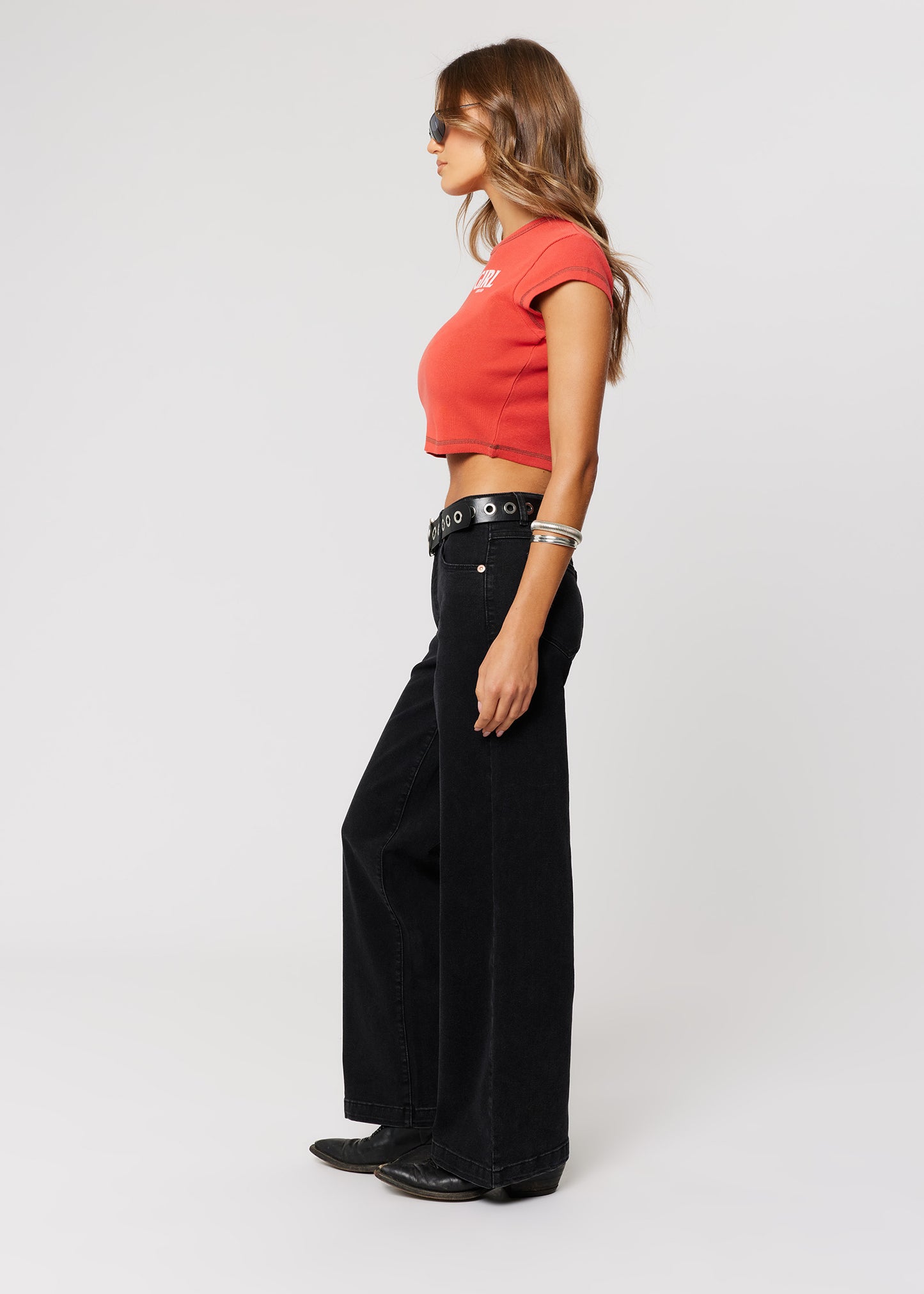 95 Mid & Wide Denim Jeans Brie