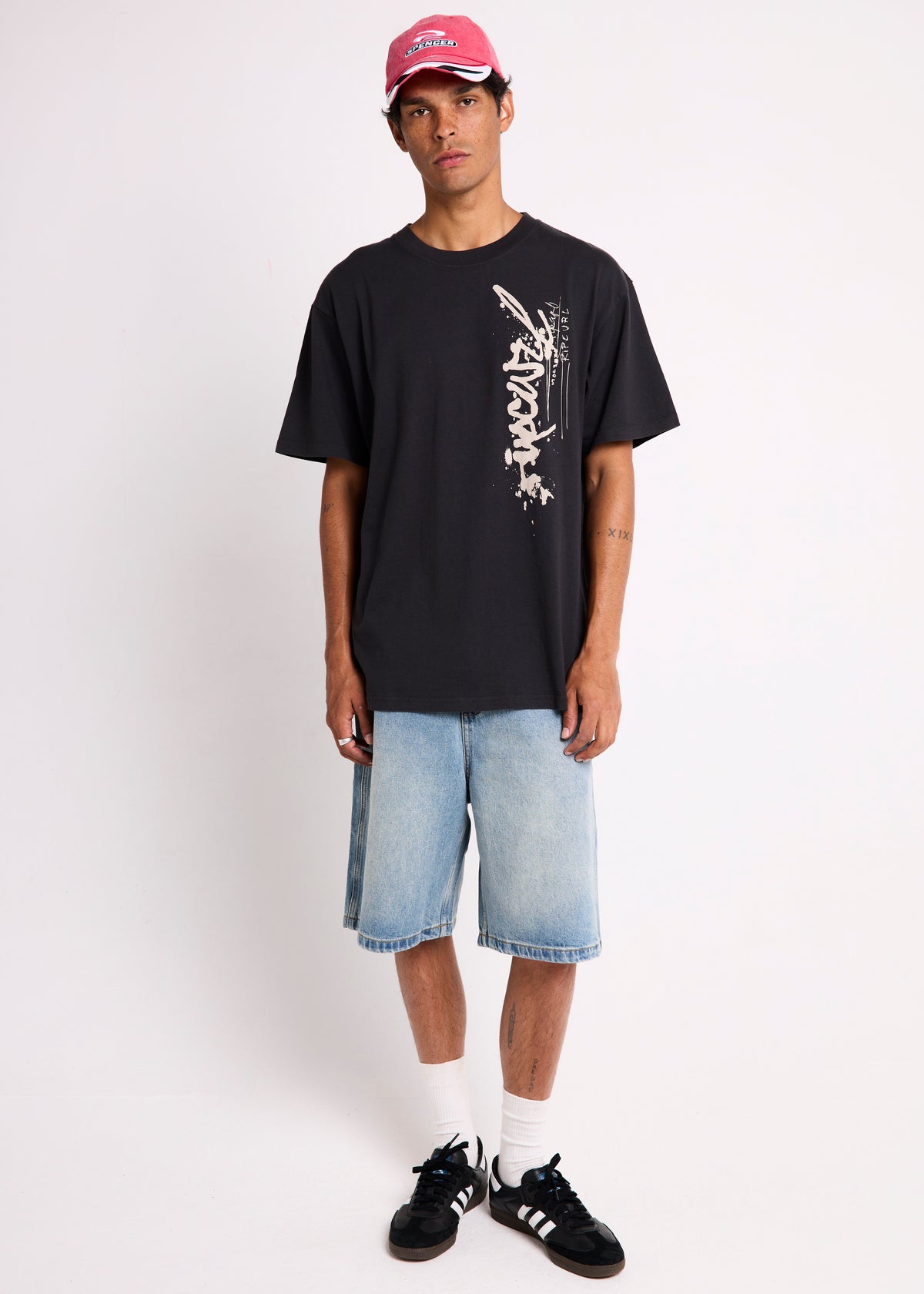 Inner Visions Loose T-Shirt WASHED BLACK