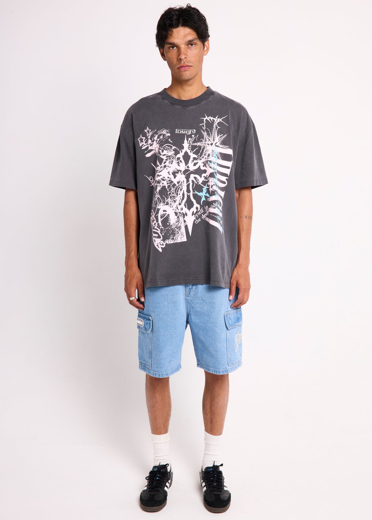 Chalice Short Sleeve T-Shirt WASHED BLACK