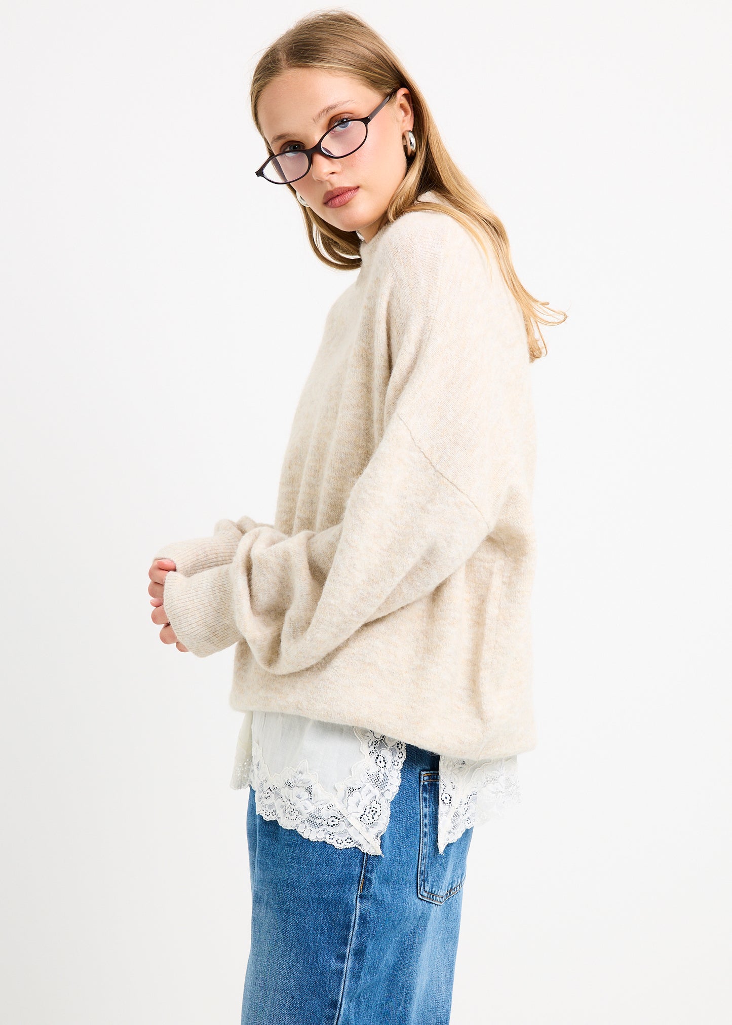 Tiana Crew Neck Knit Jumper