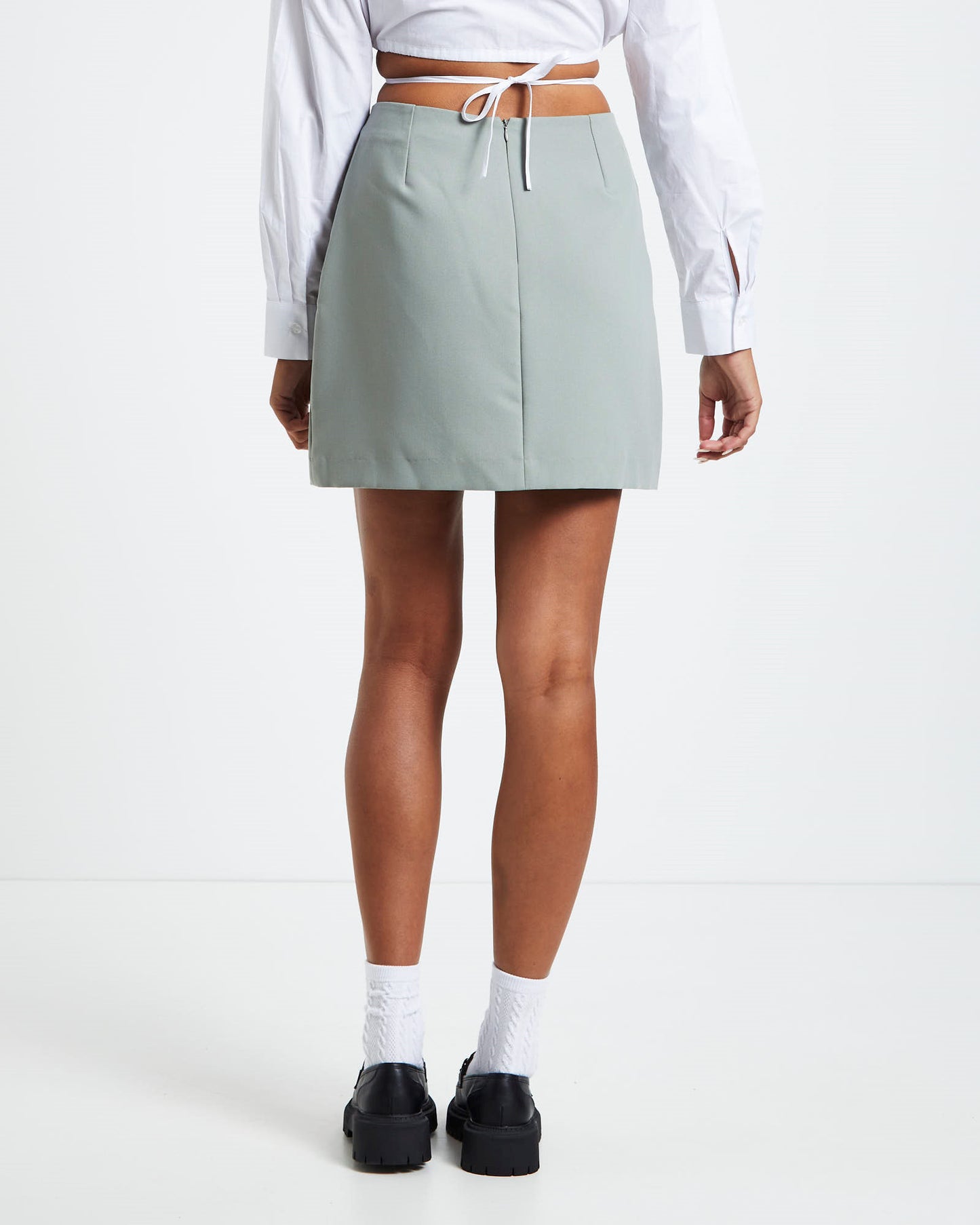 Lori Cut Out Mi Skirt