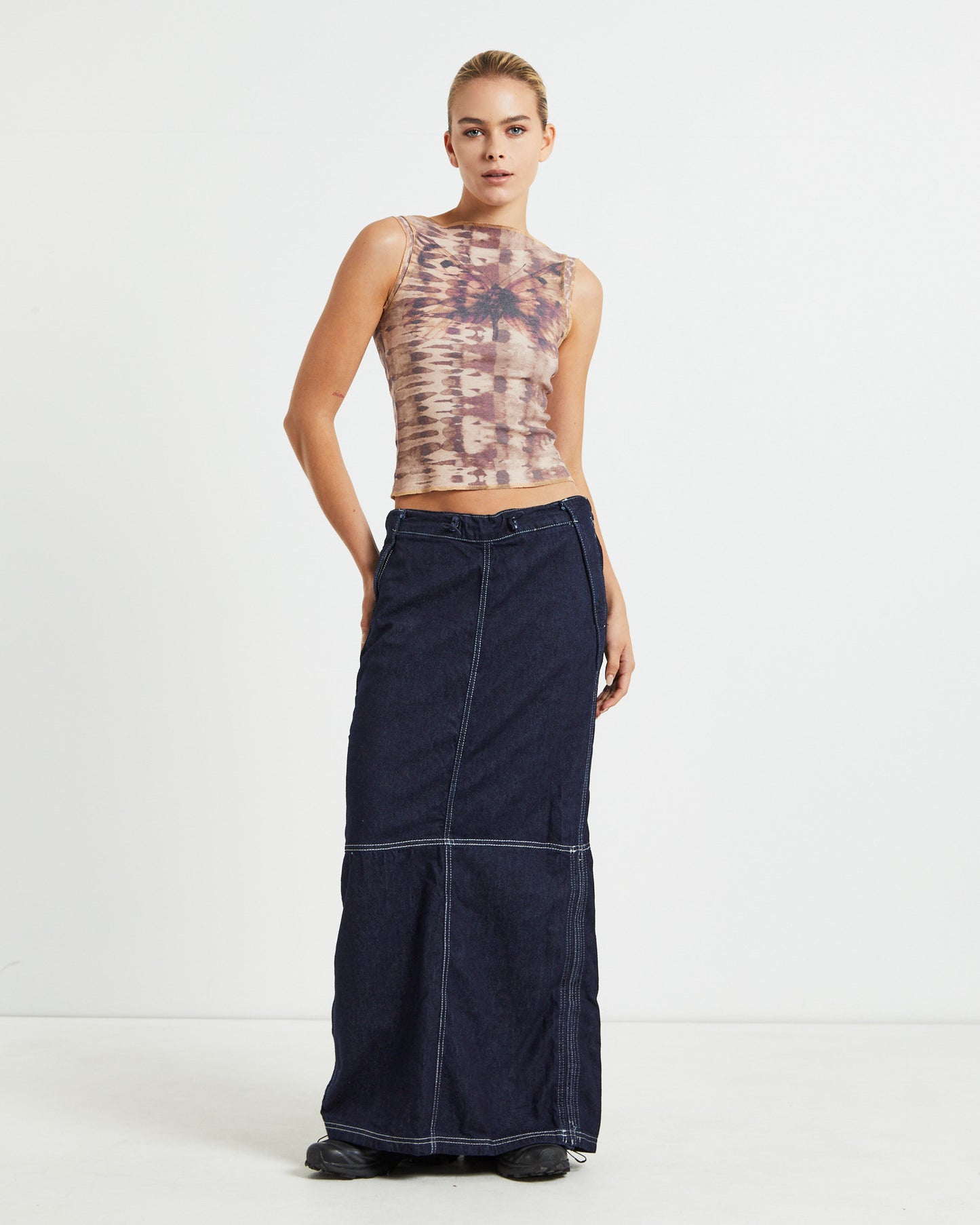 BDG Baggy Denim Maxi Skirt