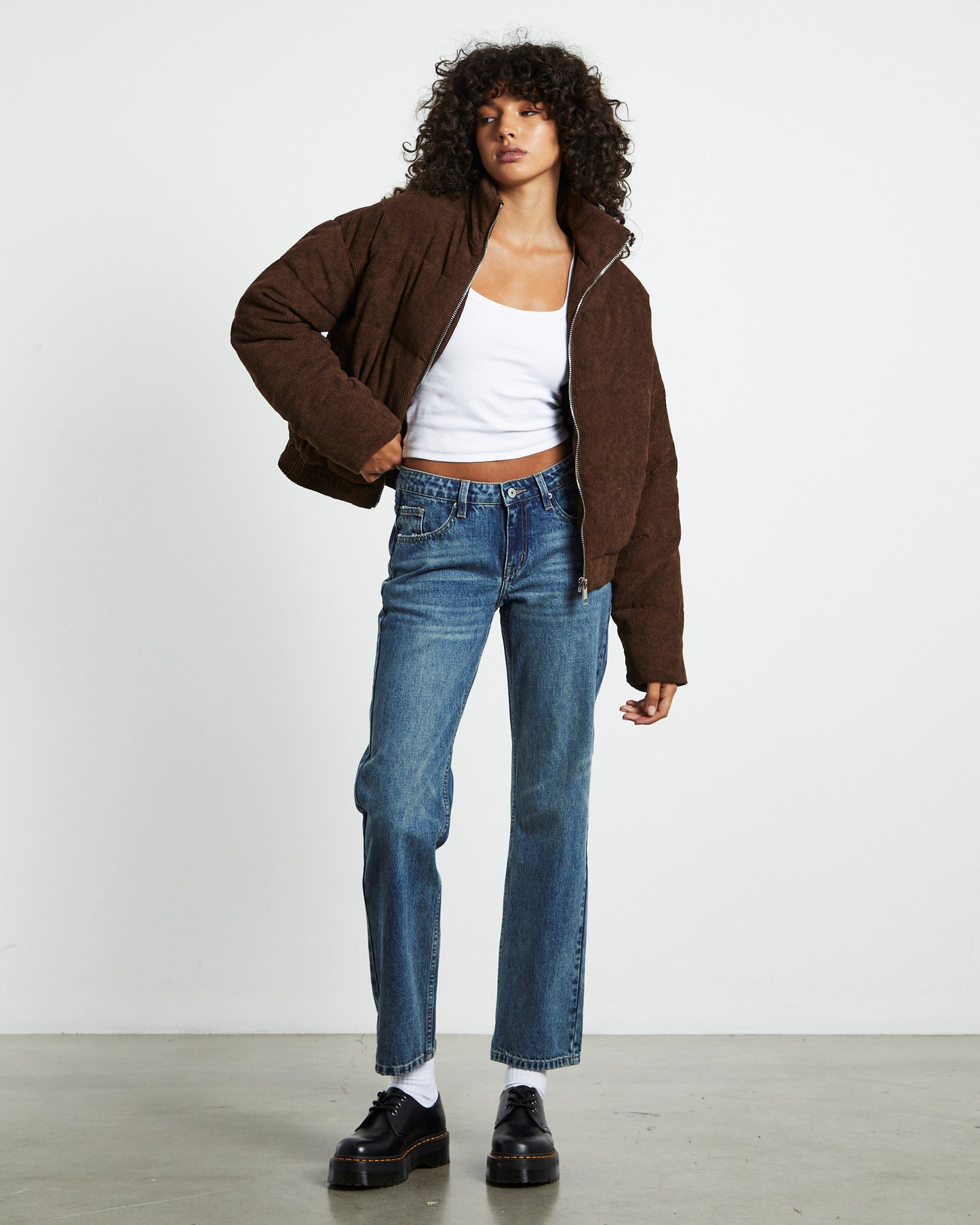 Marley Low Rise Straight Leg Jeans Vintage Tint Blue