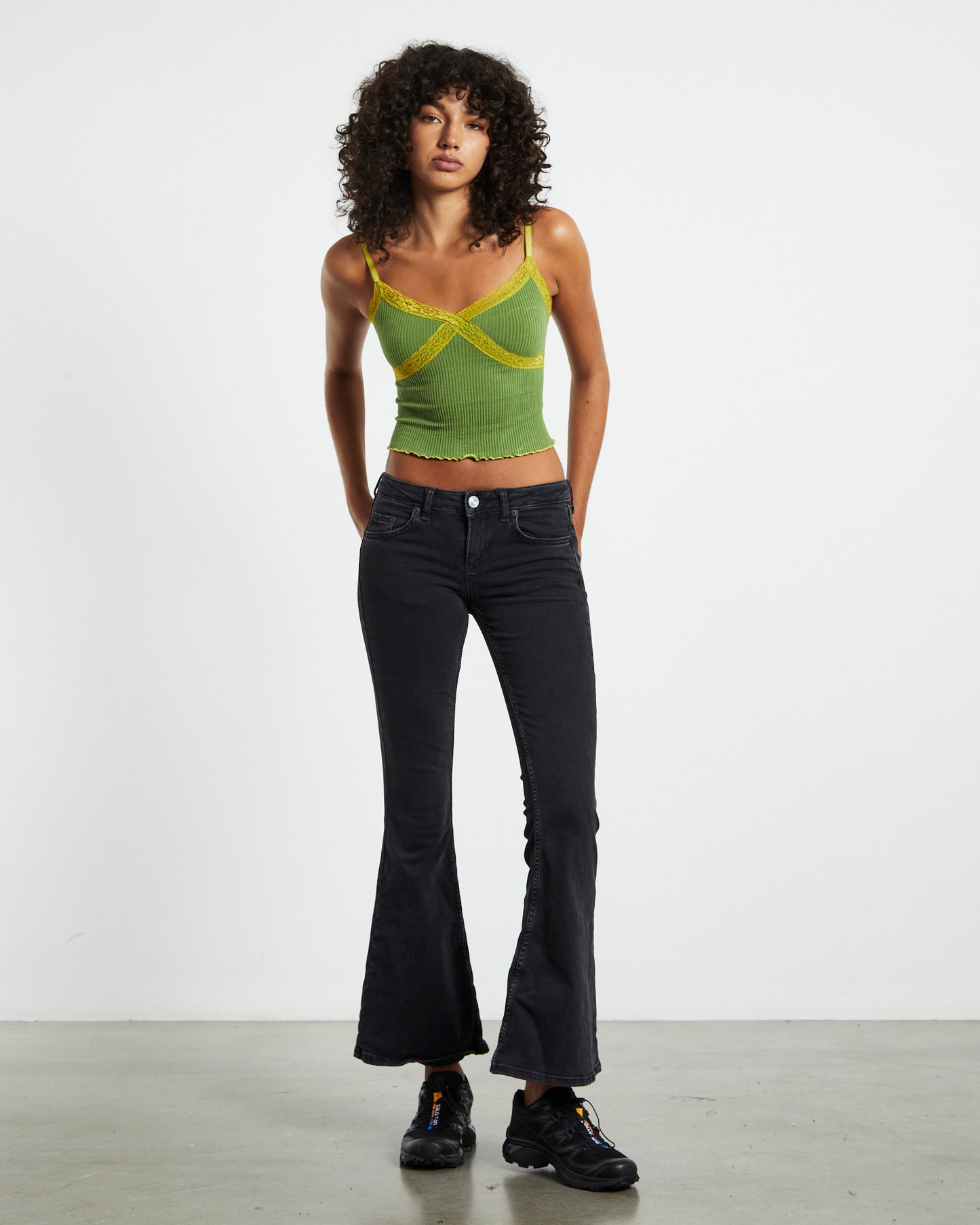 BDG Low Rise Flare Jeans Black