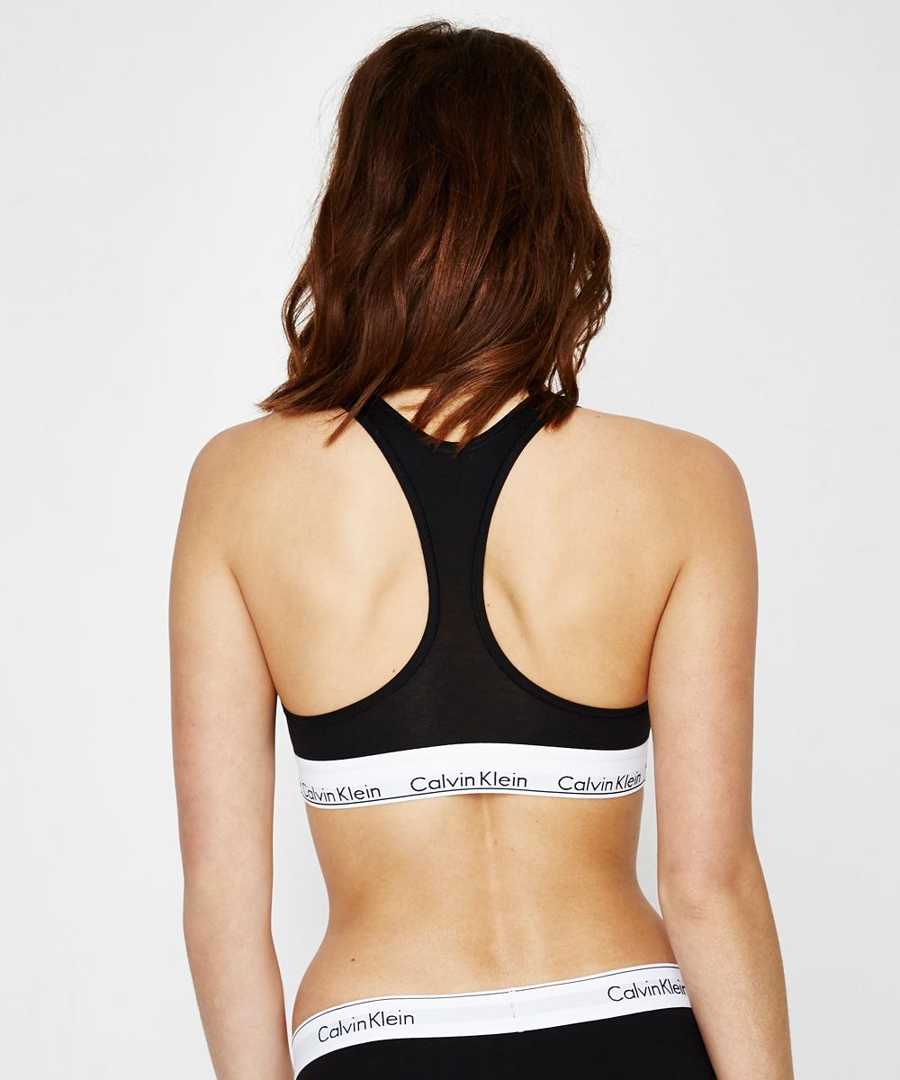 Modern Cotton Bralette BLACK