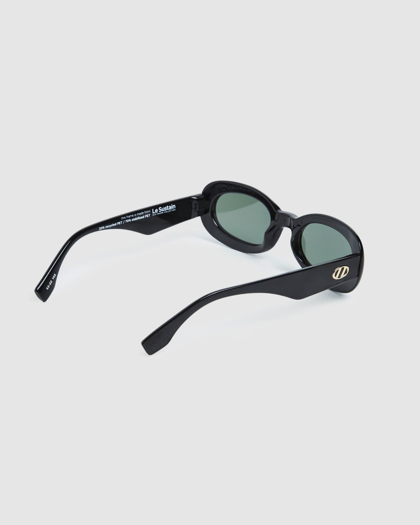 Le Sustain Sunglasses Outta Trash Black/Khaki Mono