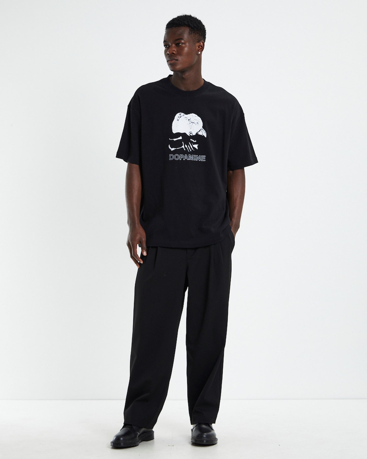 Dopamine Short Sleeve T-Shirt Black