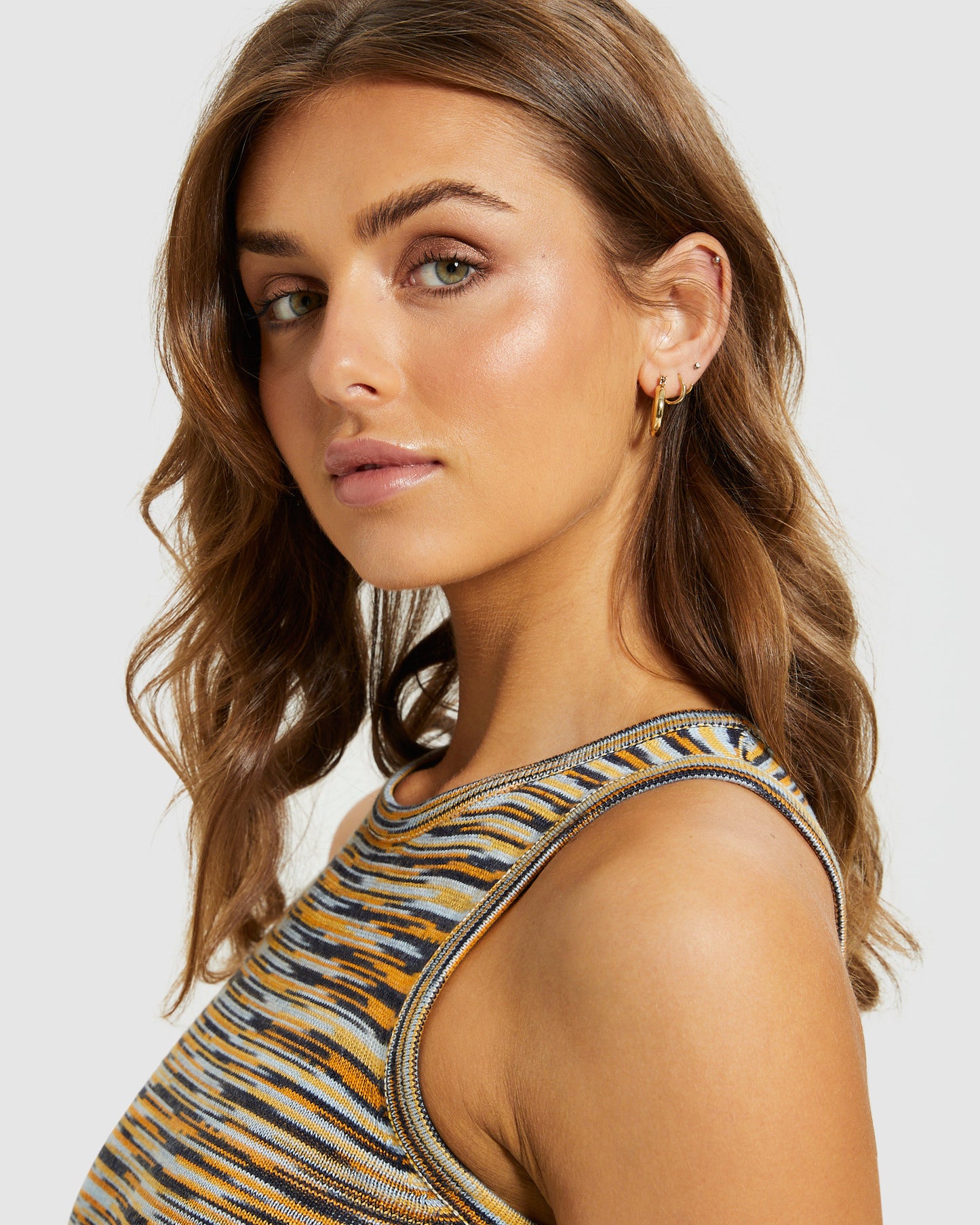 14k Classic Hoops Set Plated