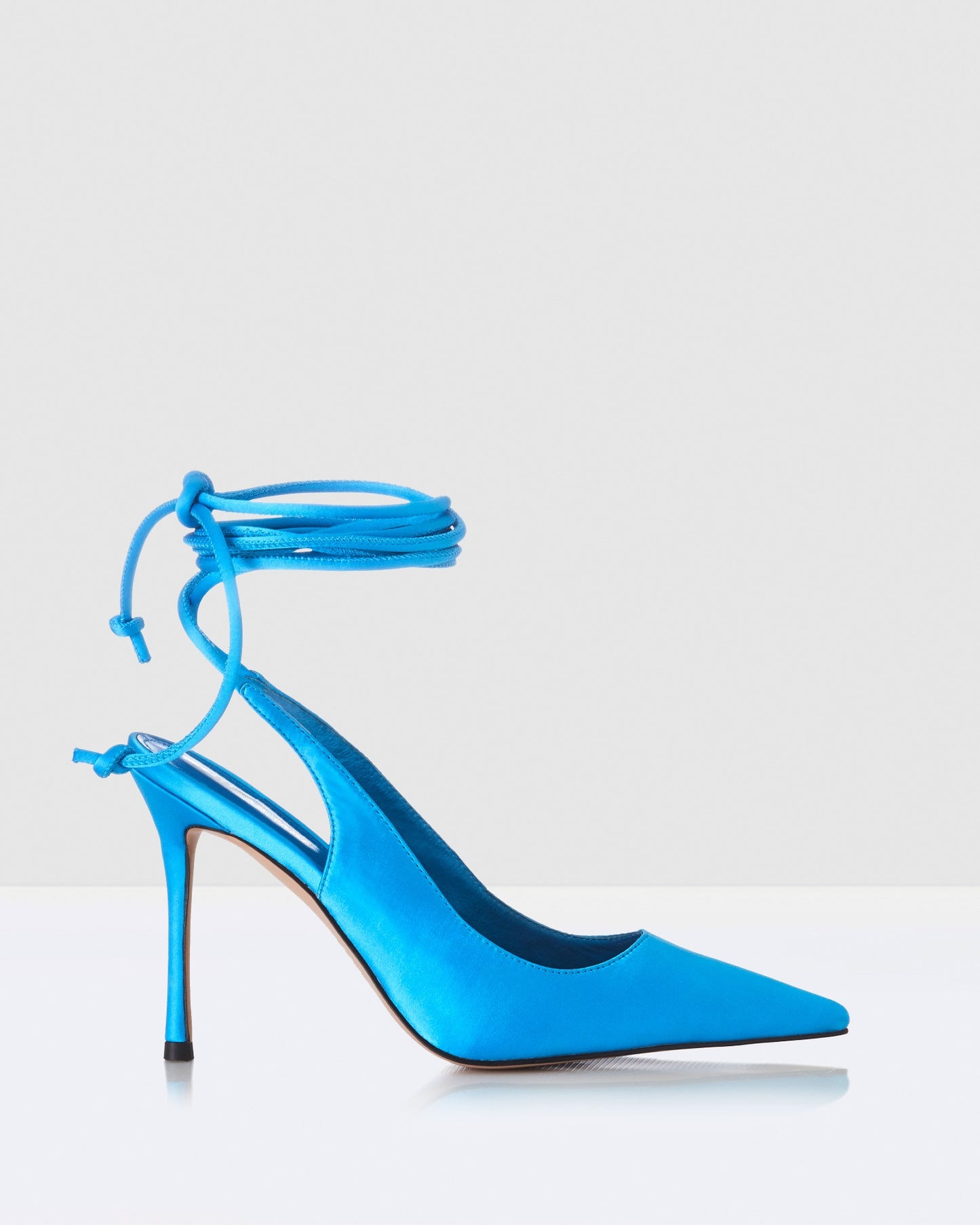 Bobby Heels Blue Satin