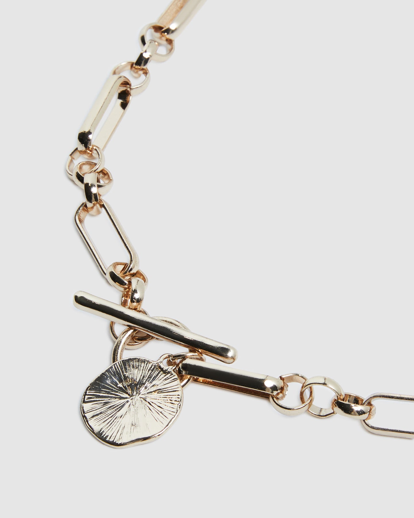 Cecile Chunky Coin Choker Gold