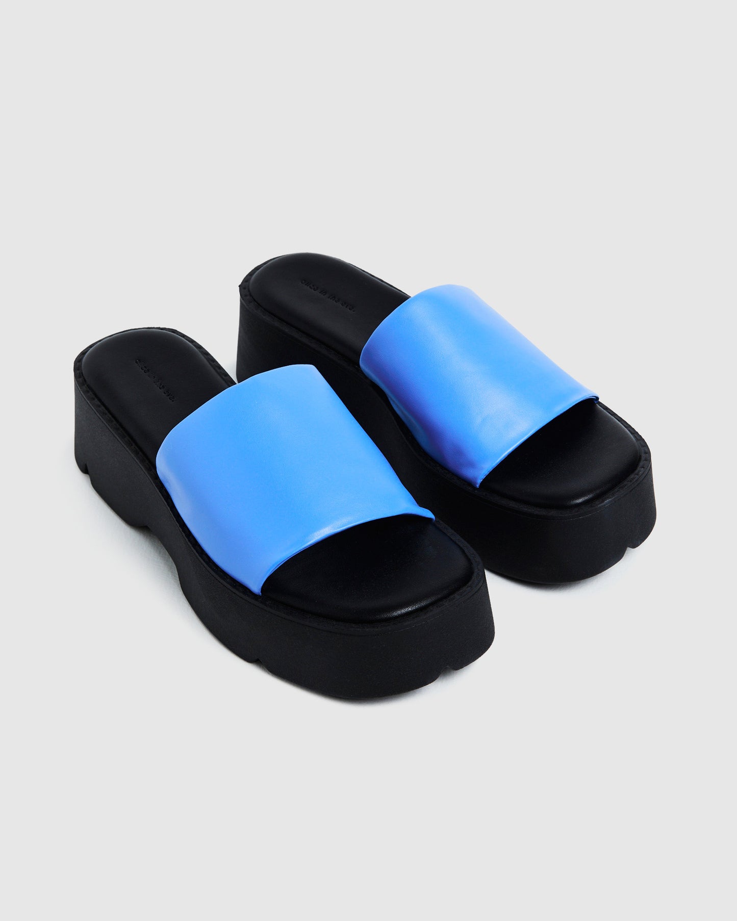Freya Flatform Slides Azure