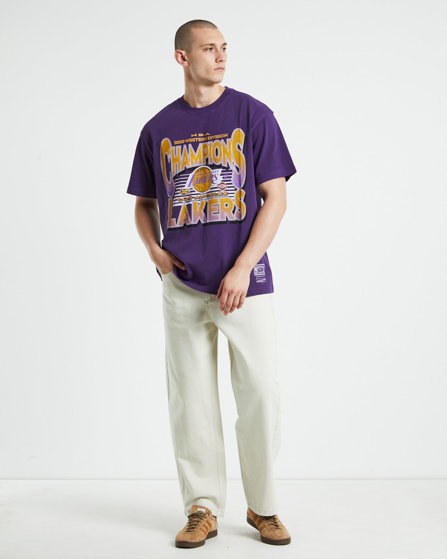 NBA Champs Los Angeles Lakers T-shirt Purple