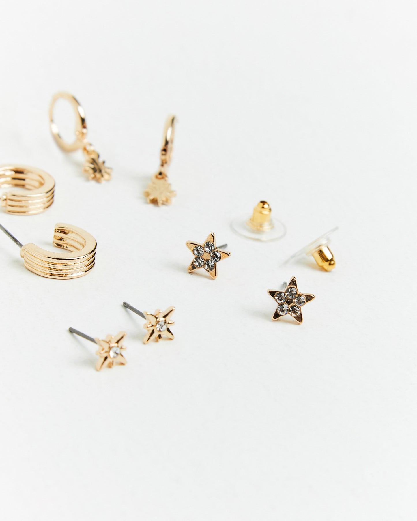 Lorena Earrings Pack in Gold