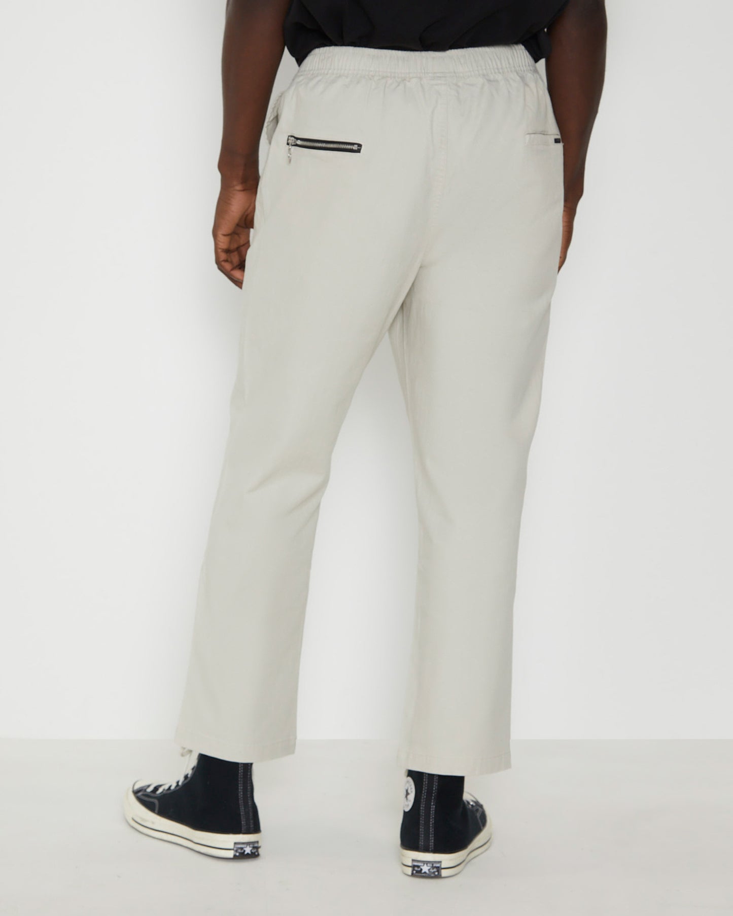 Cord Prayer Pants in Ecru Beige