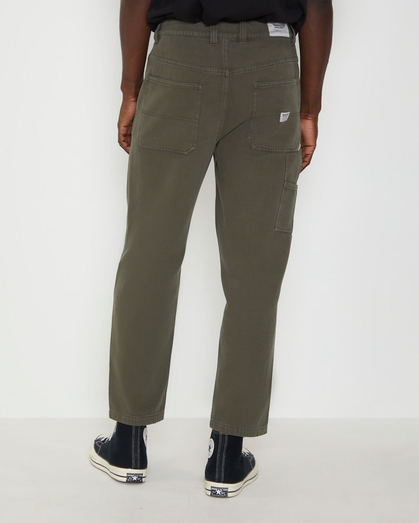 Carpenter Pants in Faded Military Green