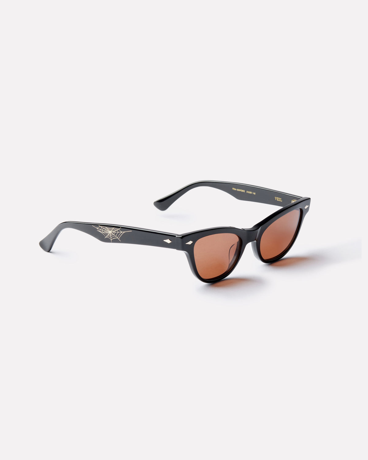 Veil Sunglasses in Black/Bronze BLACK POLISHED/BLACK