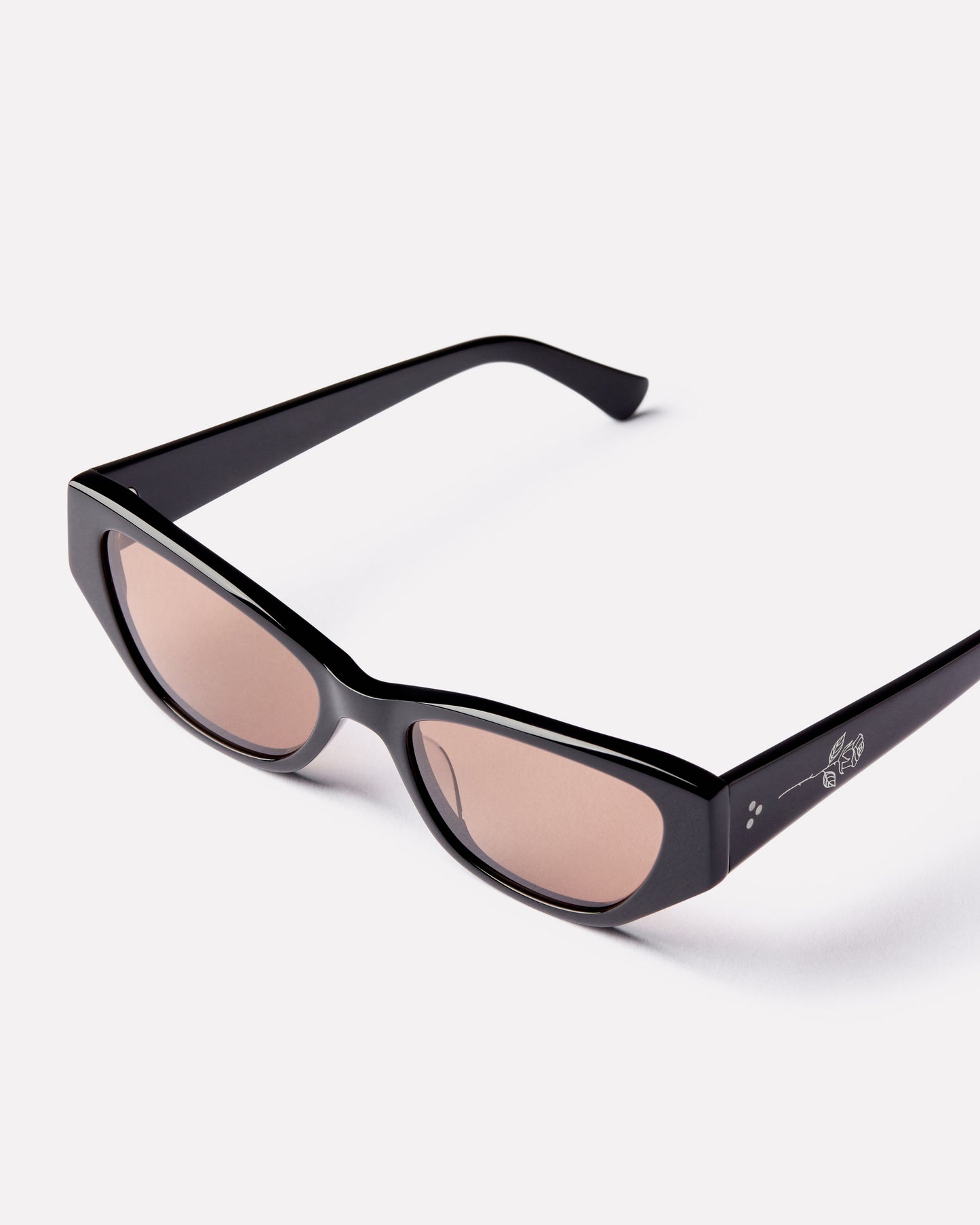 Reprise x Jack Freestone Sunglasses in Black/Bronze Amber