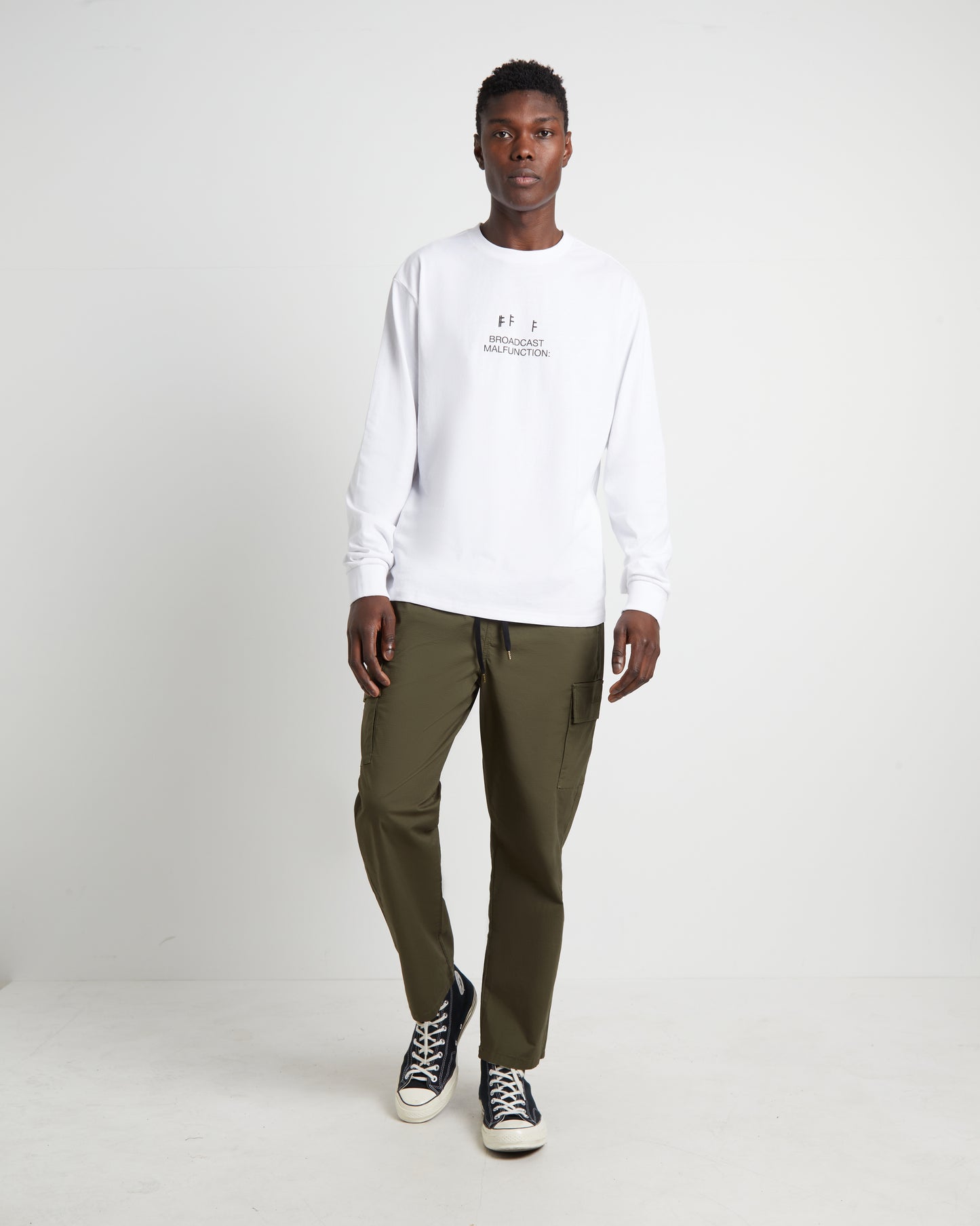 Sincere Long Sleeve T-Shirt in White