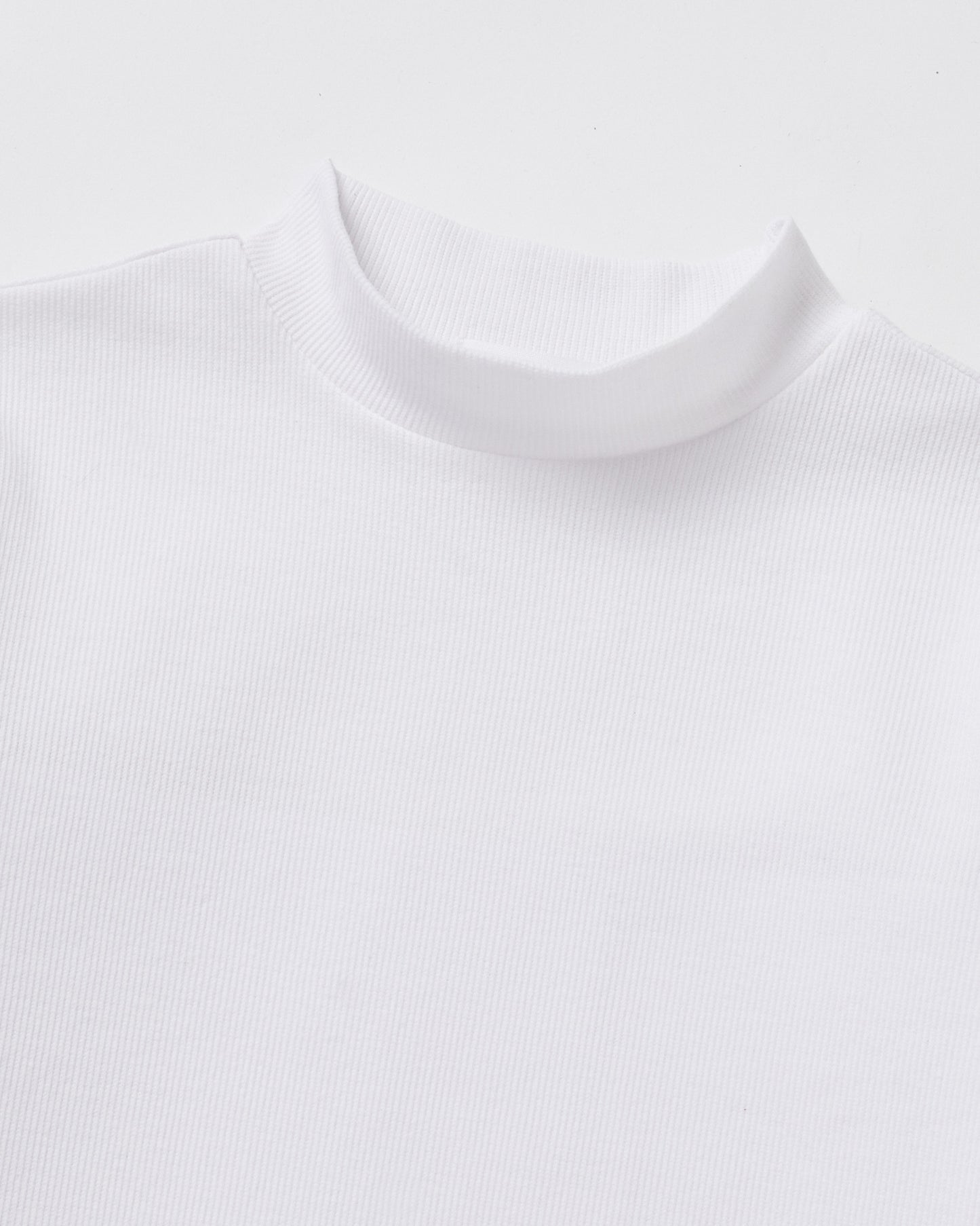 Teen Girls Long Sleeve Skivvy in White