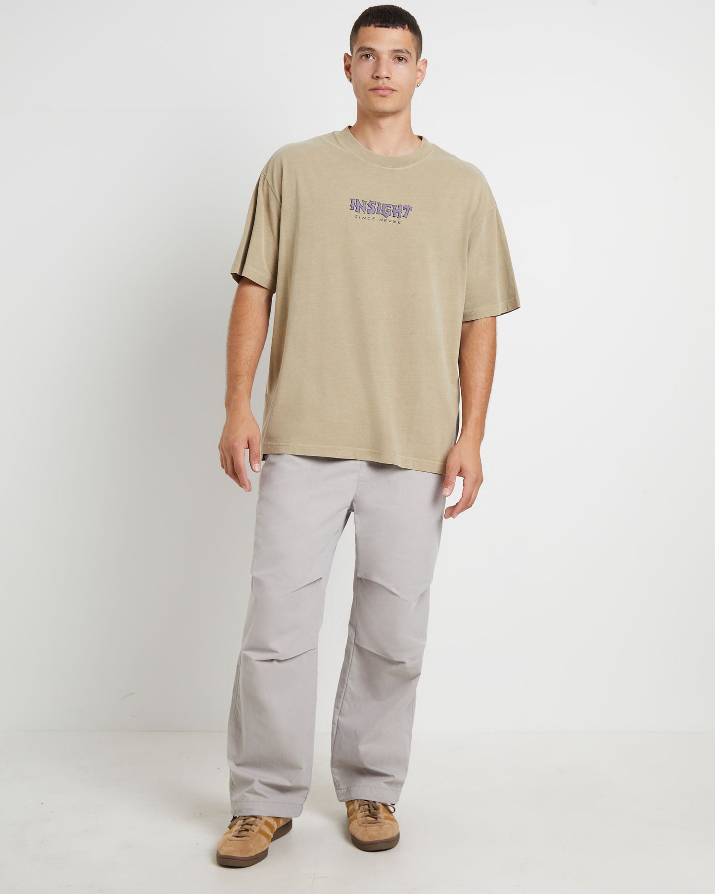 Since Never Short Sleeve T-Shirt in Taupe