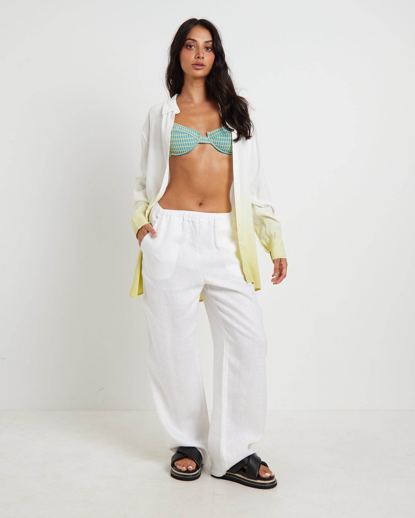 Rochelle Dip Dye Long Sleeve Shirt