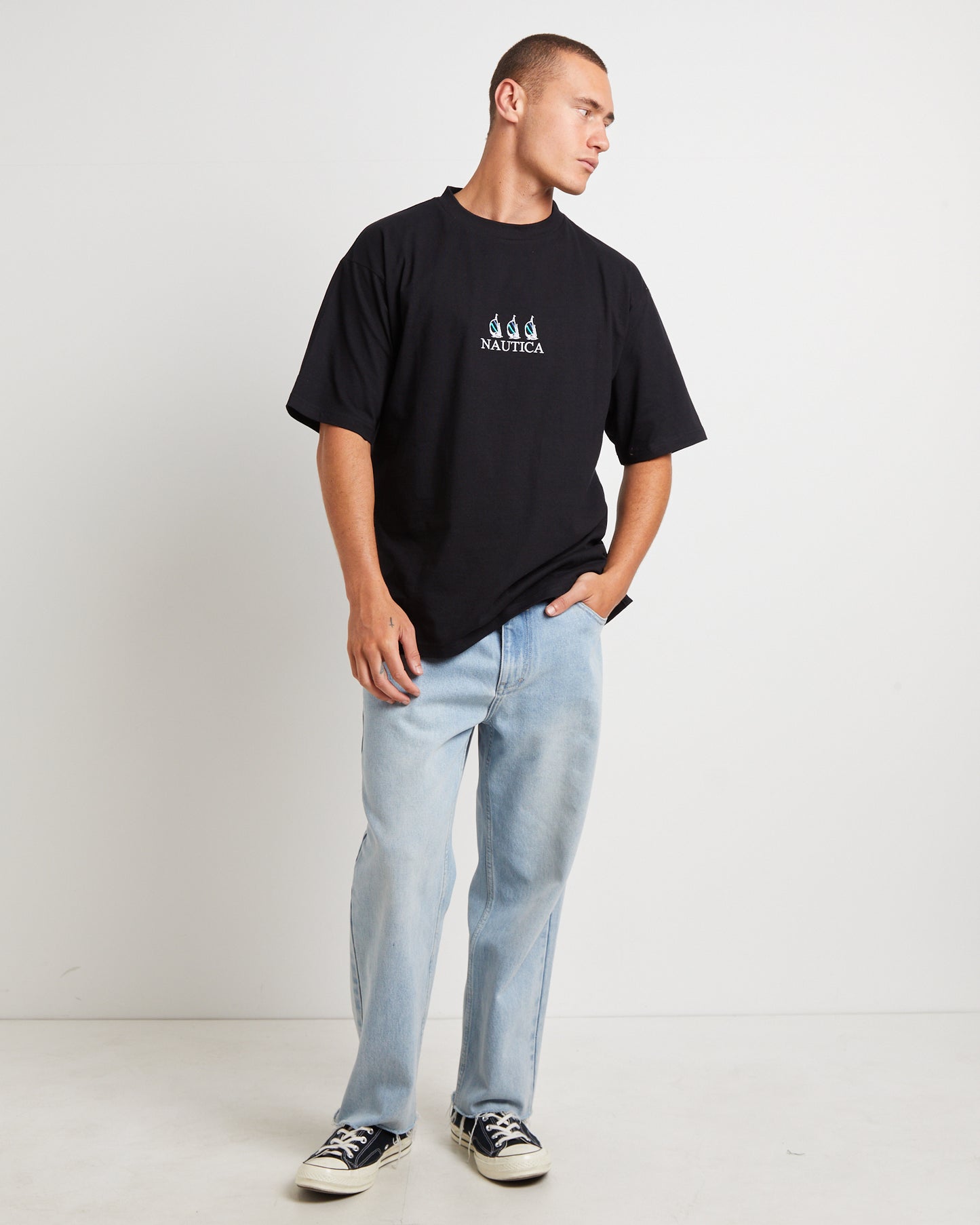 Lando Short Sleeve T-Shirt in Black