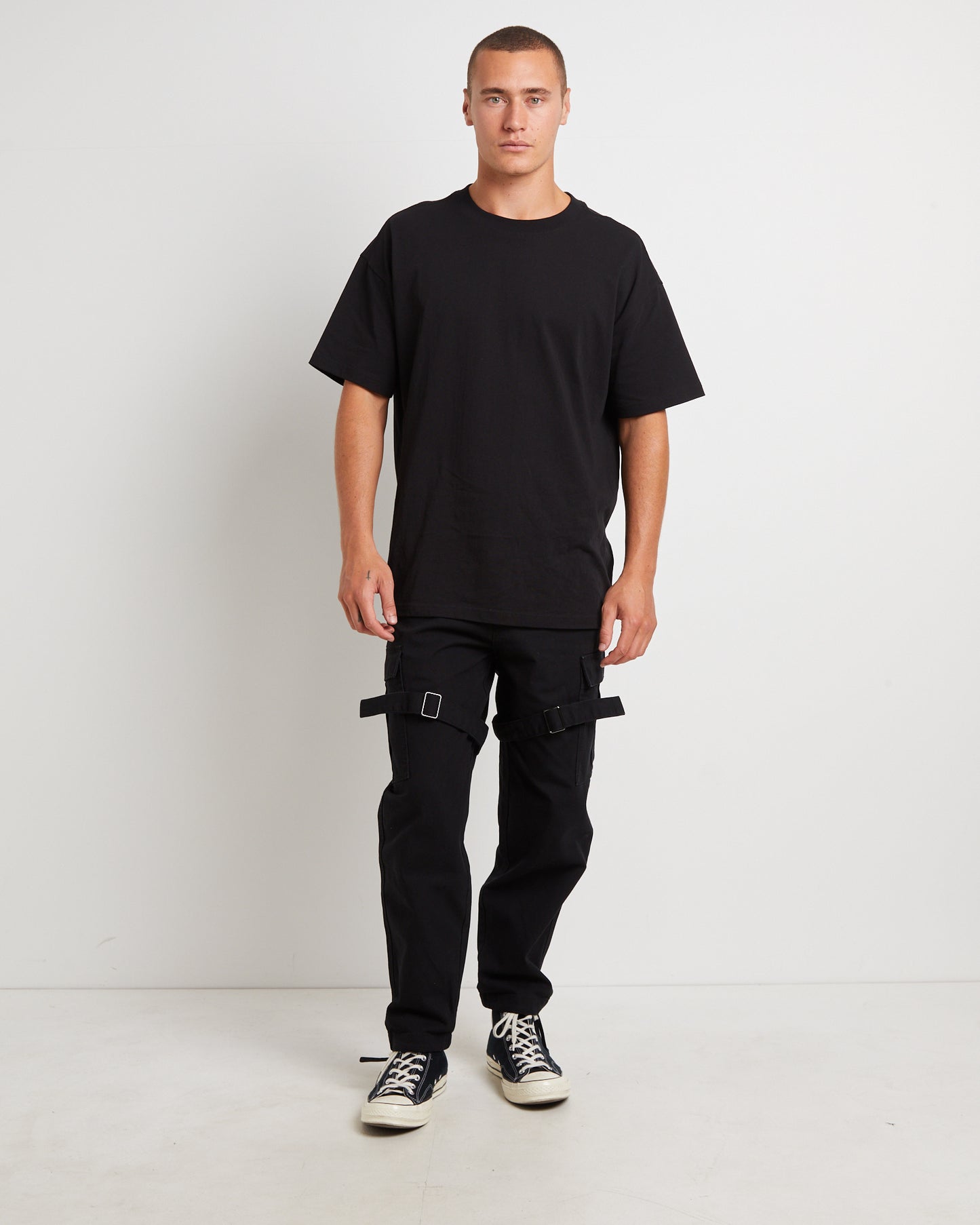 Chicane Cargo Pants in Black