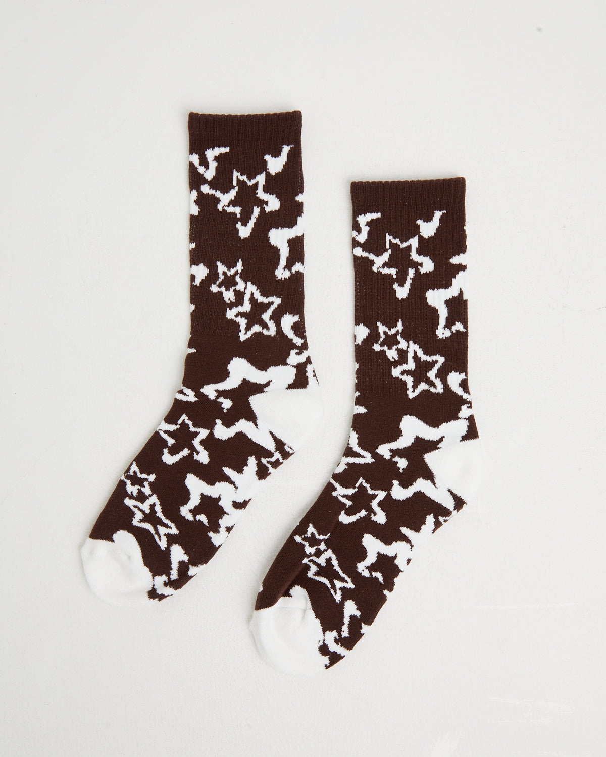 Bleached Star Socks 2 Pack in Multi MULTI COLOUR