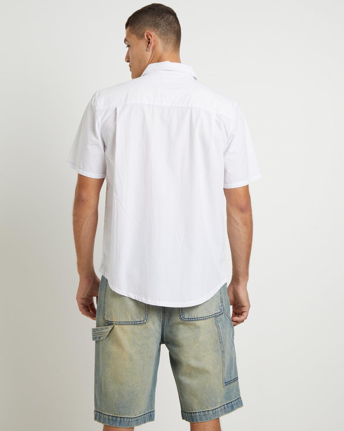 Cliff Short Sleeve Shirt WHITE