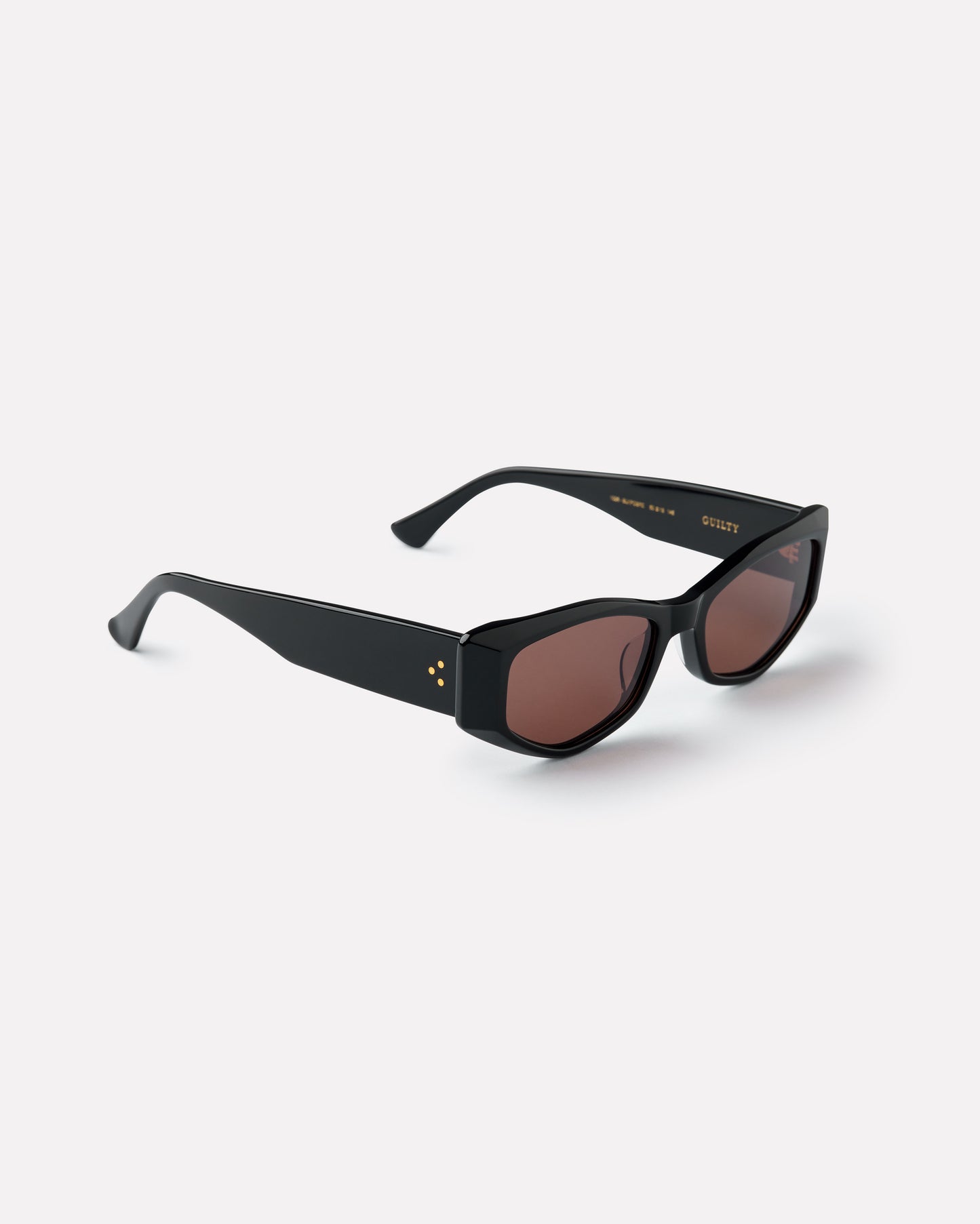 Guilty x Thomas Towend Sunglasses Black Polished / Bronze