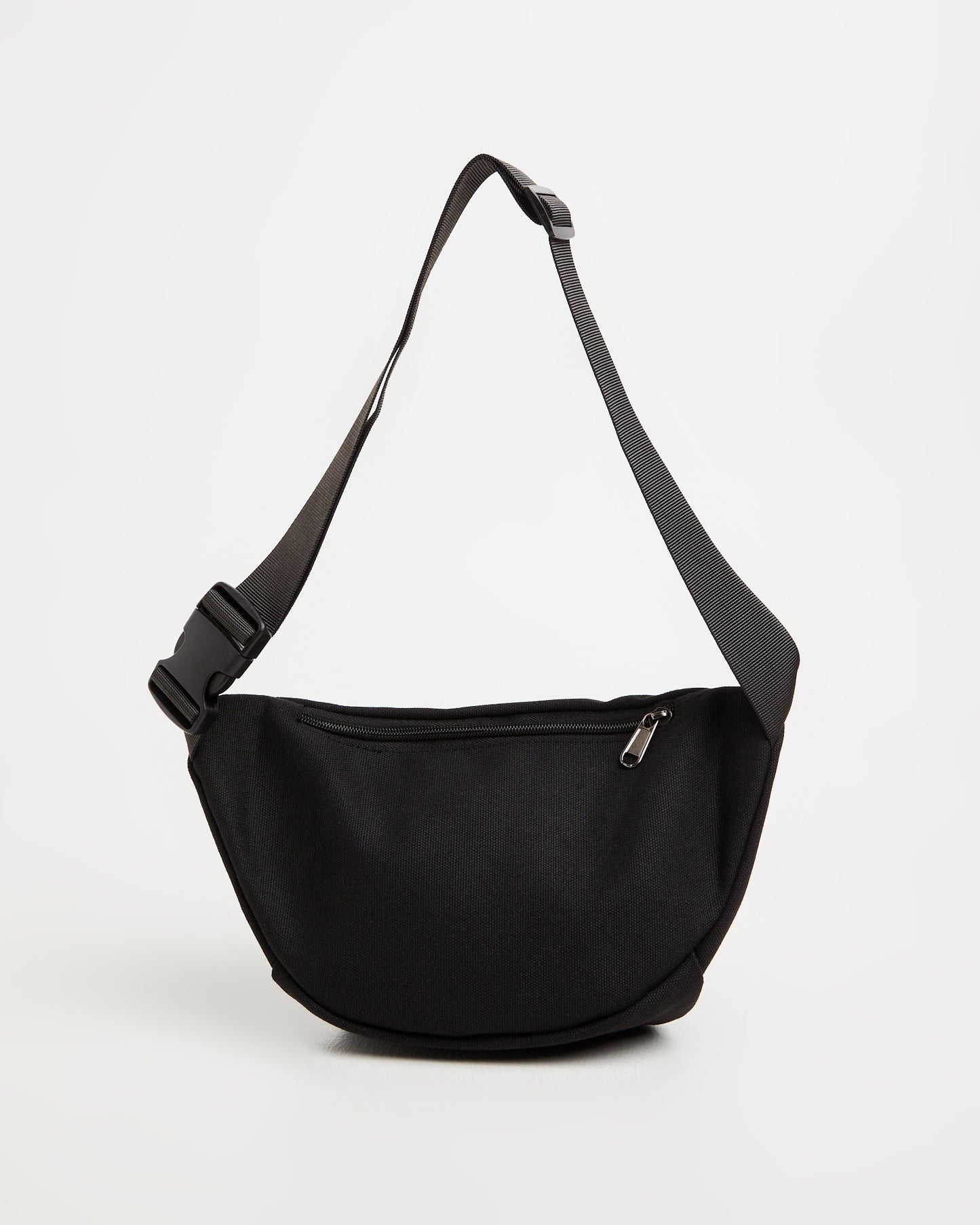 Canvas Satchel Bag in Black